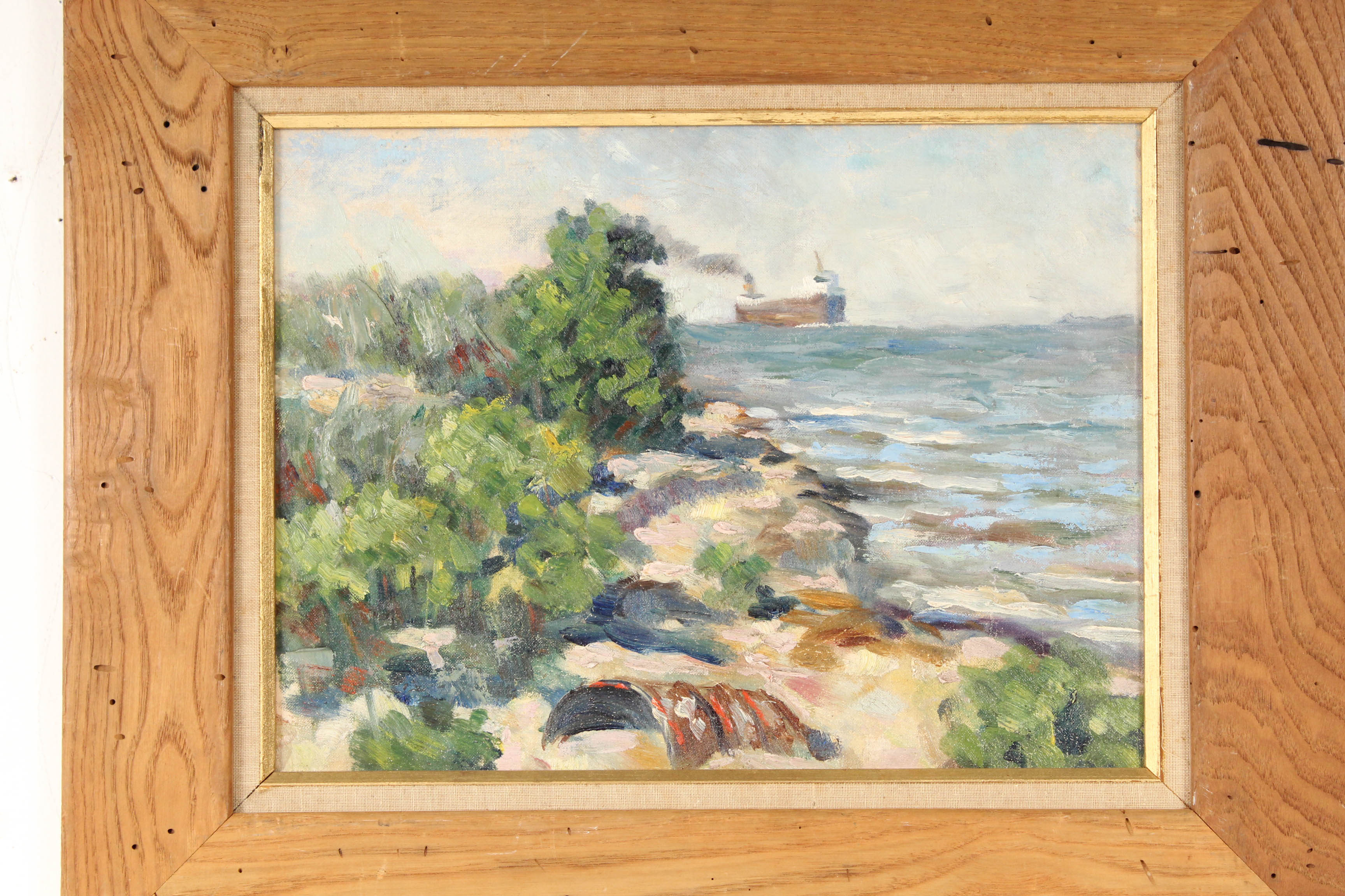 Lucian Lupinski Oil of Lake Michigan Shore