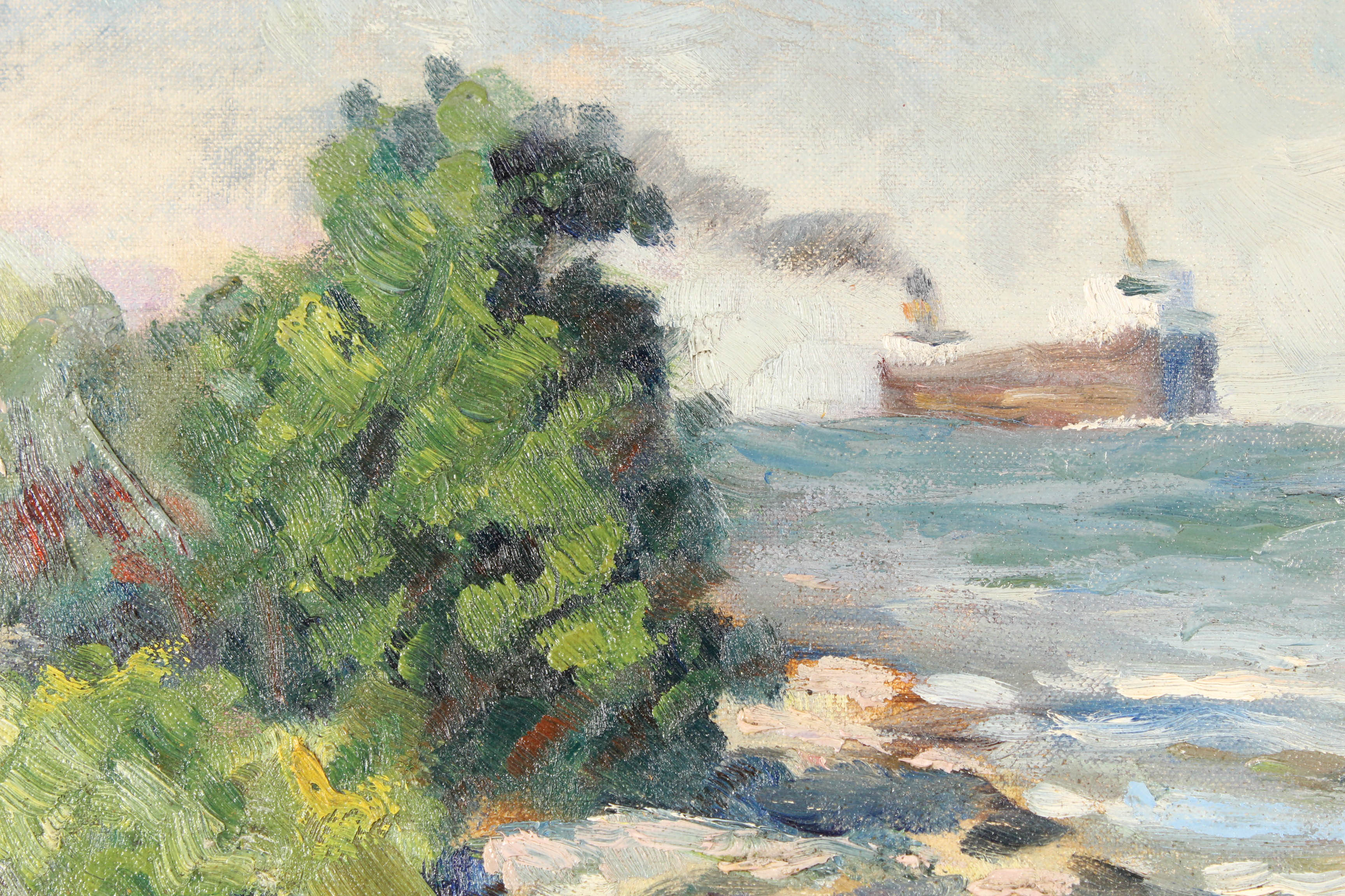 Lucian Lupinski Oil of Lake Michigan Shore