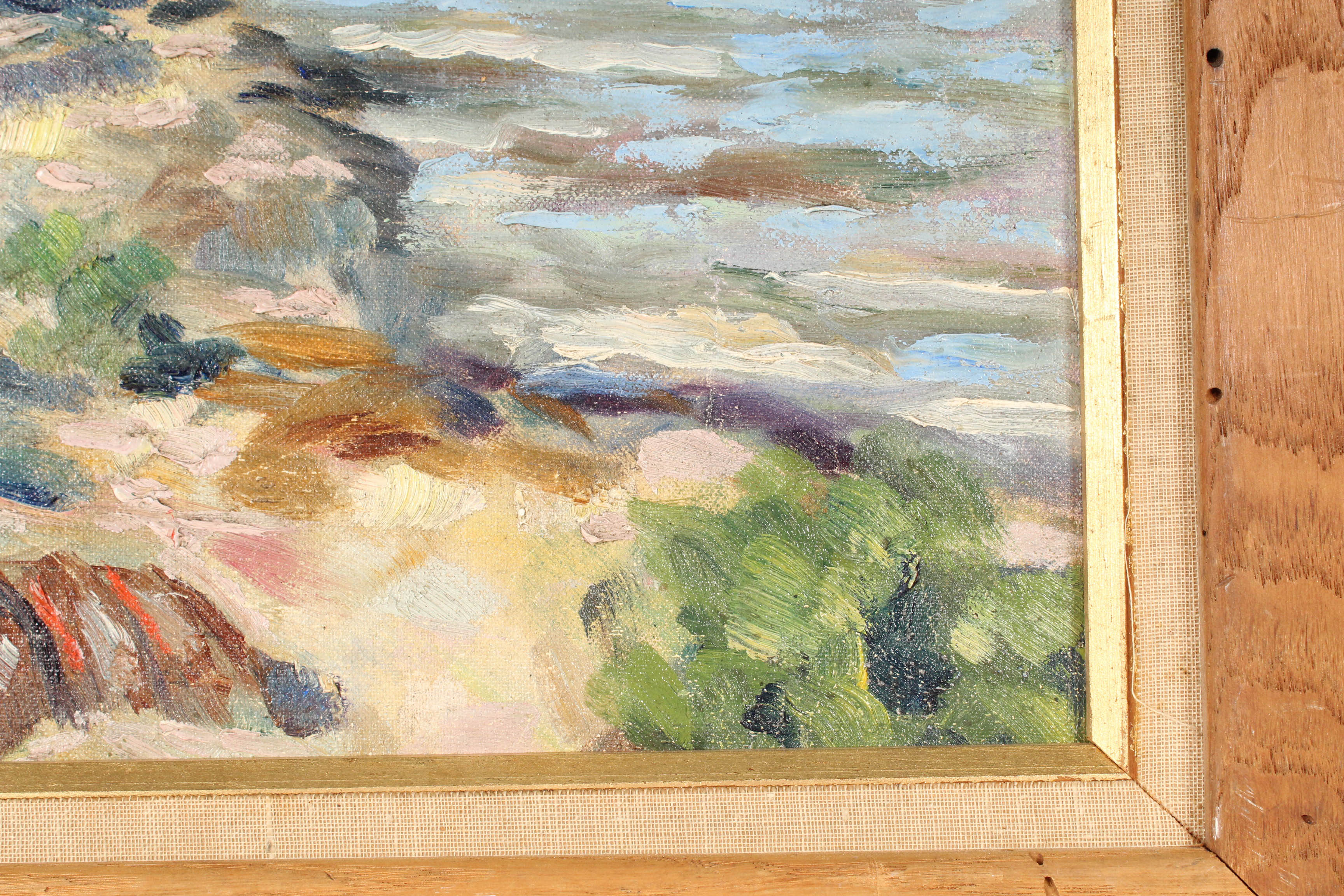 Lucian Lupinski Oil of Lake Michigan Shore