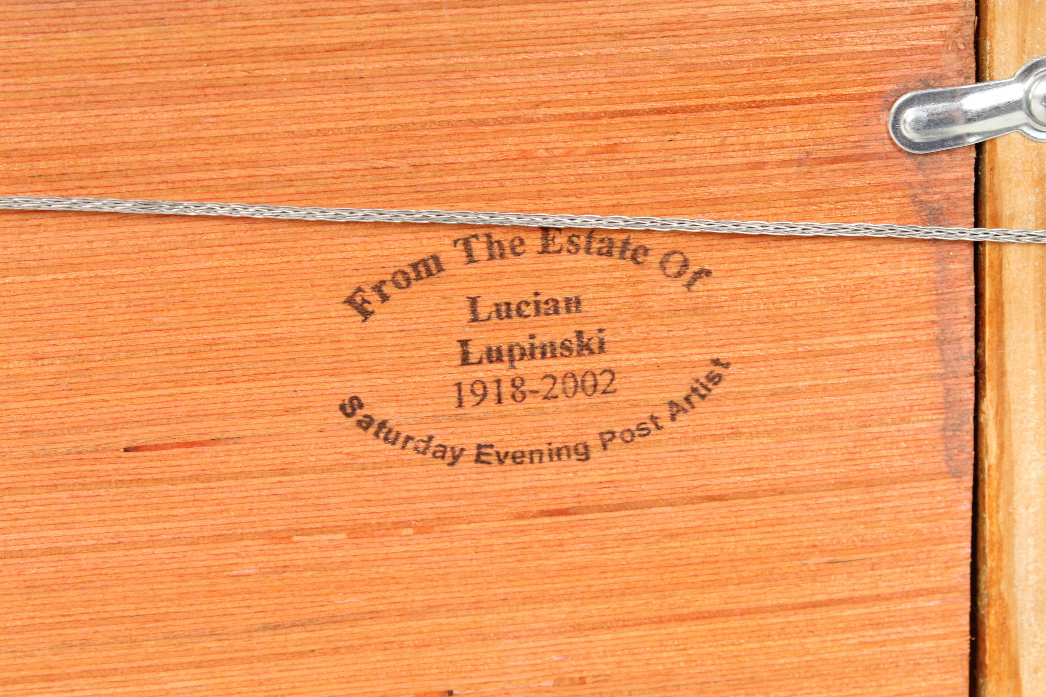 Lucian Lupinski Oil of Lake Michigan Shore