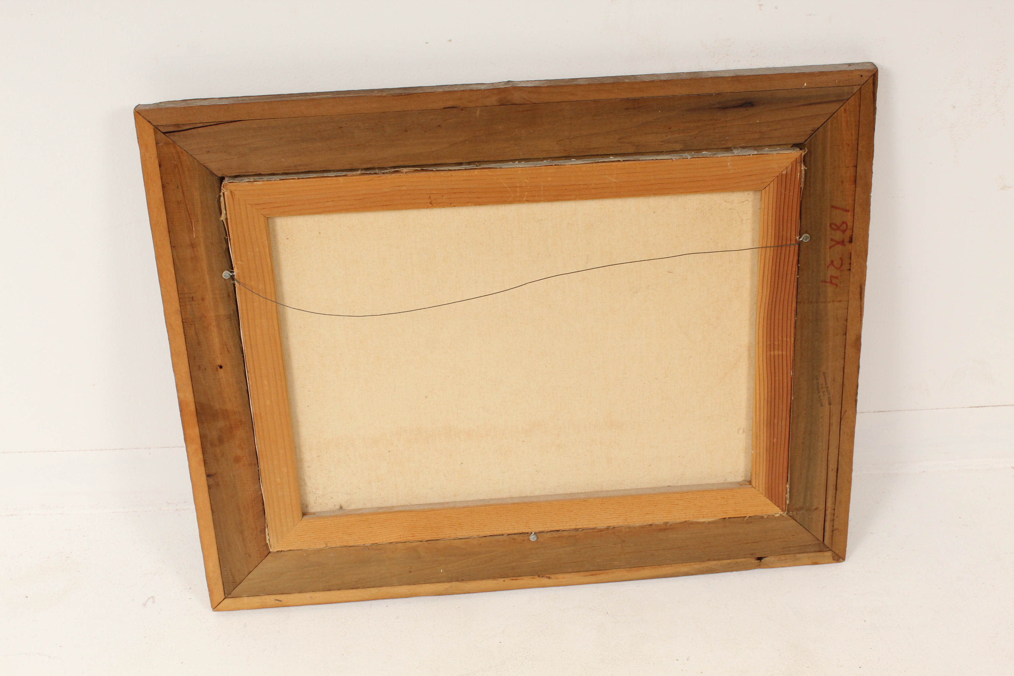 Bruce Hume Oil Painting Depicting Geese in Flight