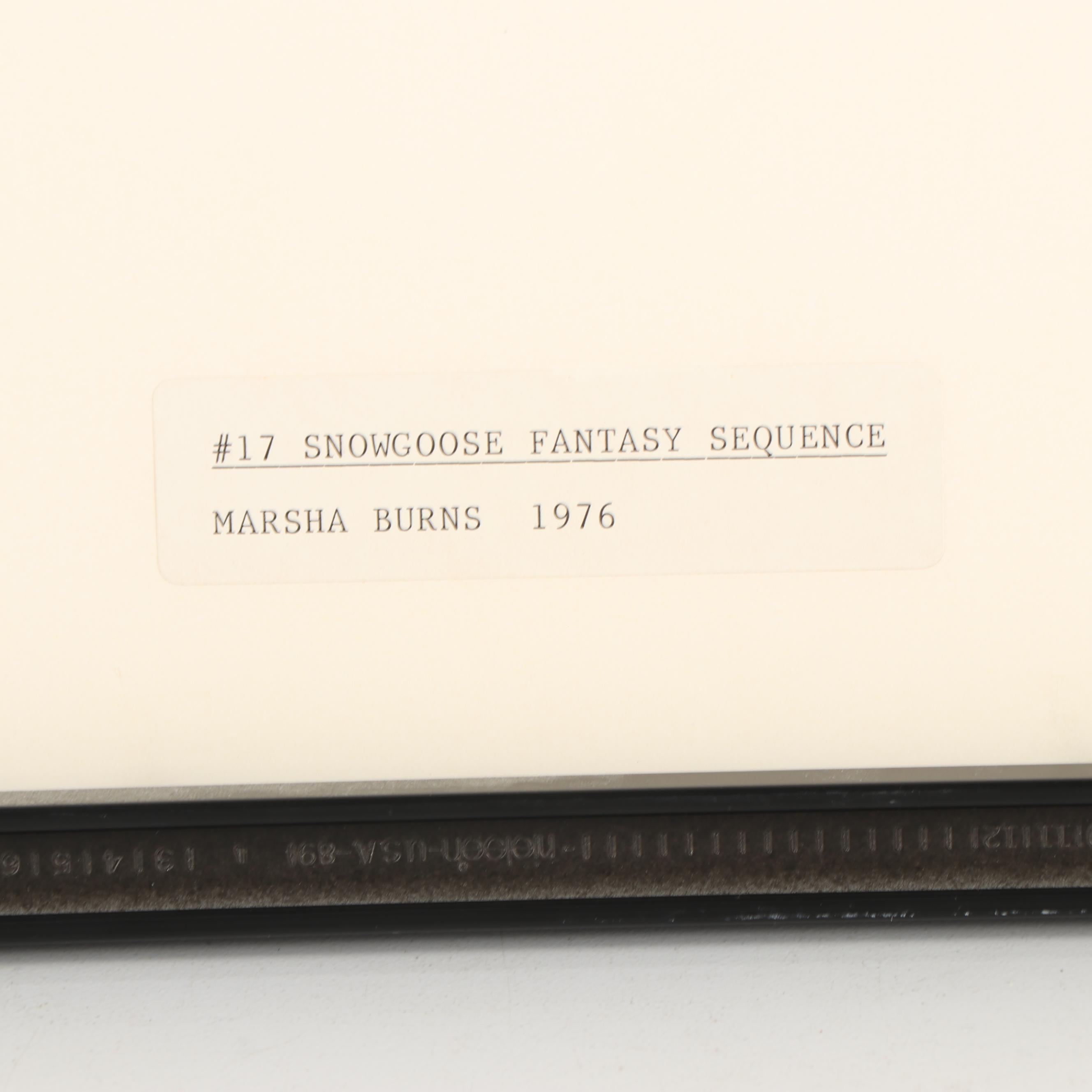 Marsha Burns Gelatin Silver Photograph "# 17 Snowgoose Fantasy Sequence"