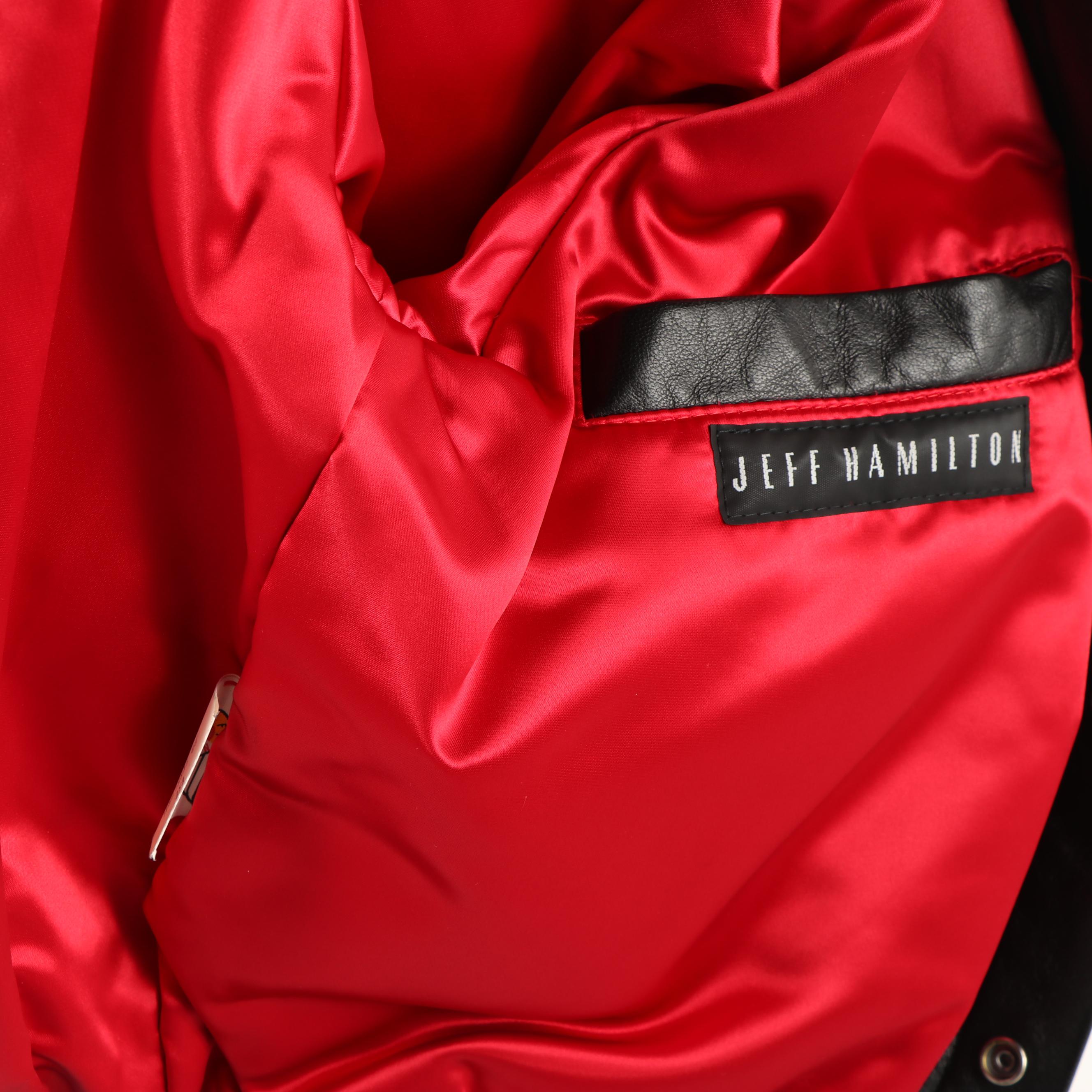 Men's 1990s Jeff Hamilton Custom Leather Art Jacket