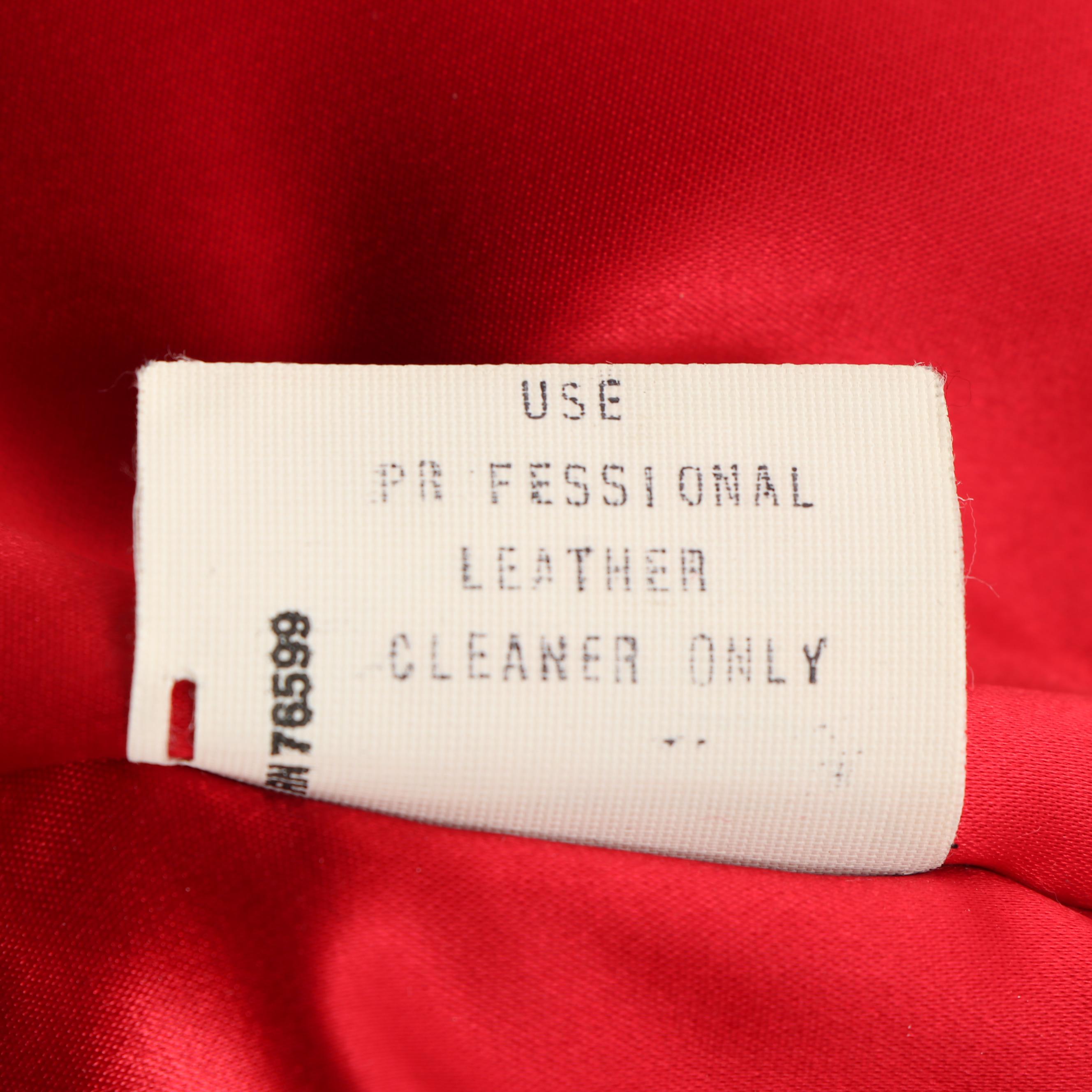 Men's 1990s Jeff Hamilton Custom Leather Art Jacket