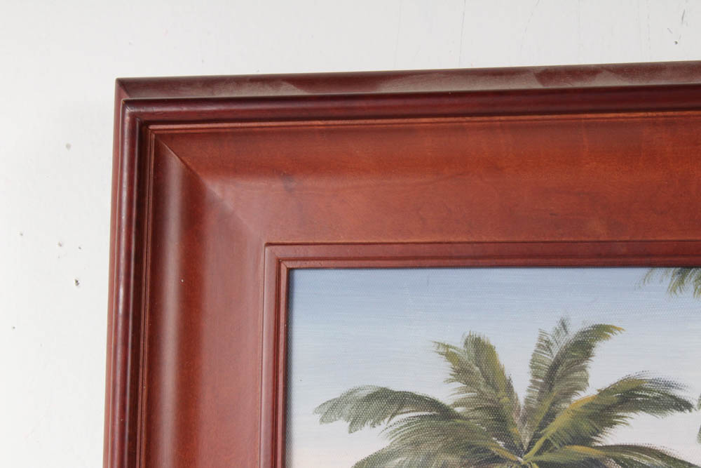 Oil Painting of Beach Scene