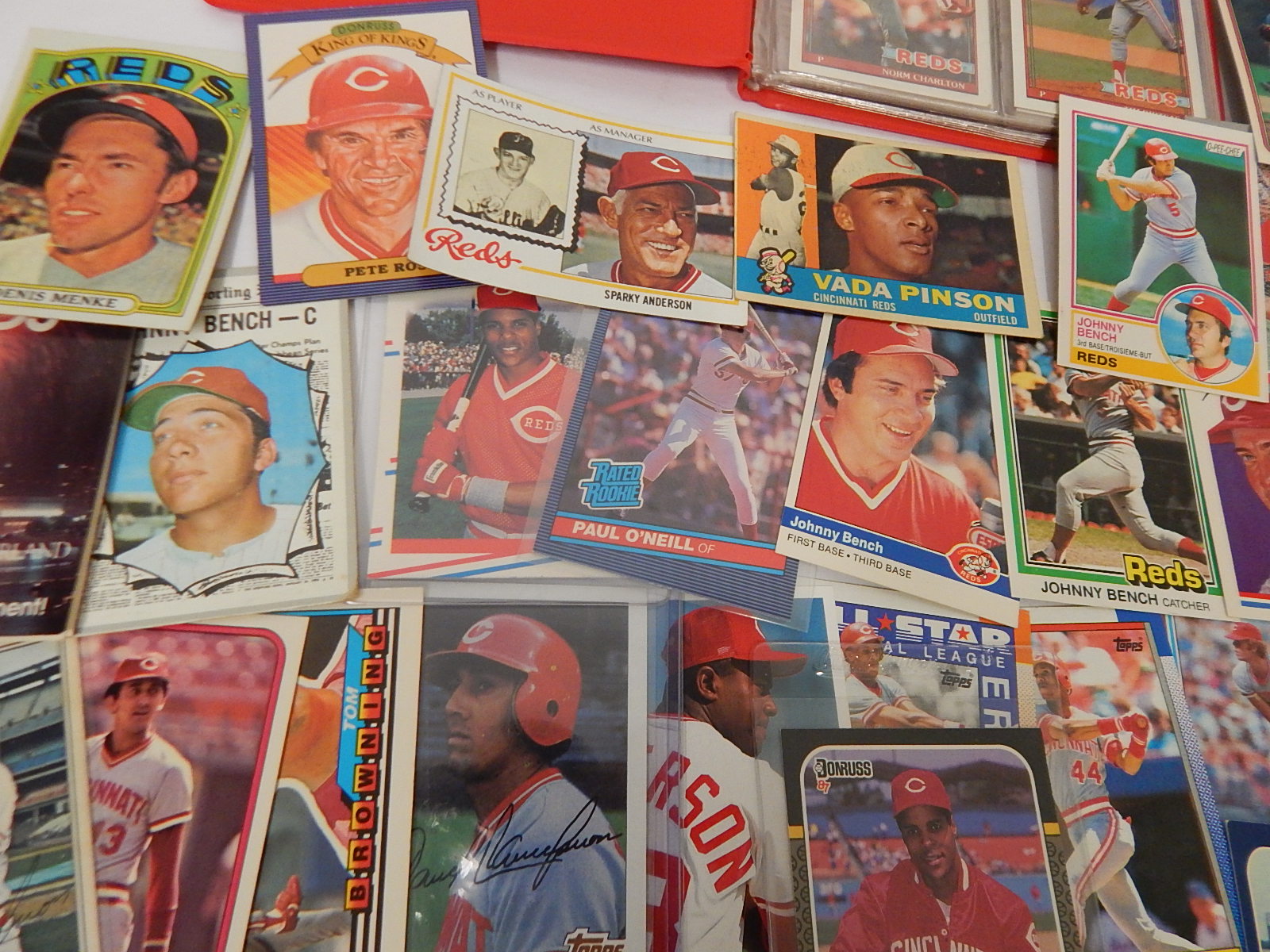 Cincinnati Reds Card and Memorabilia Collection