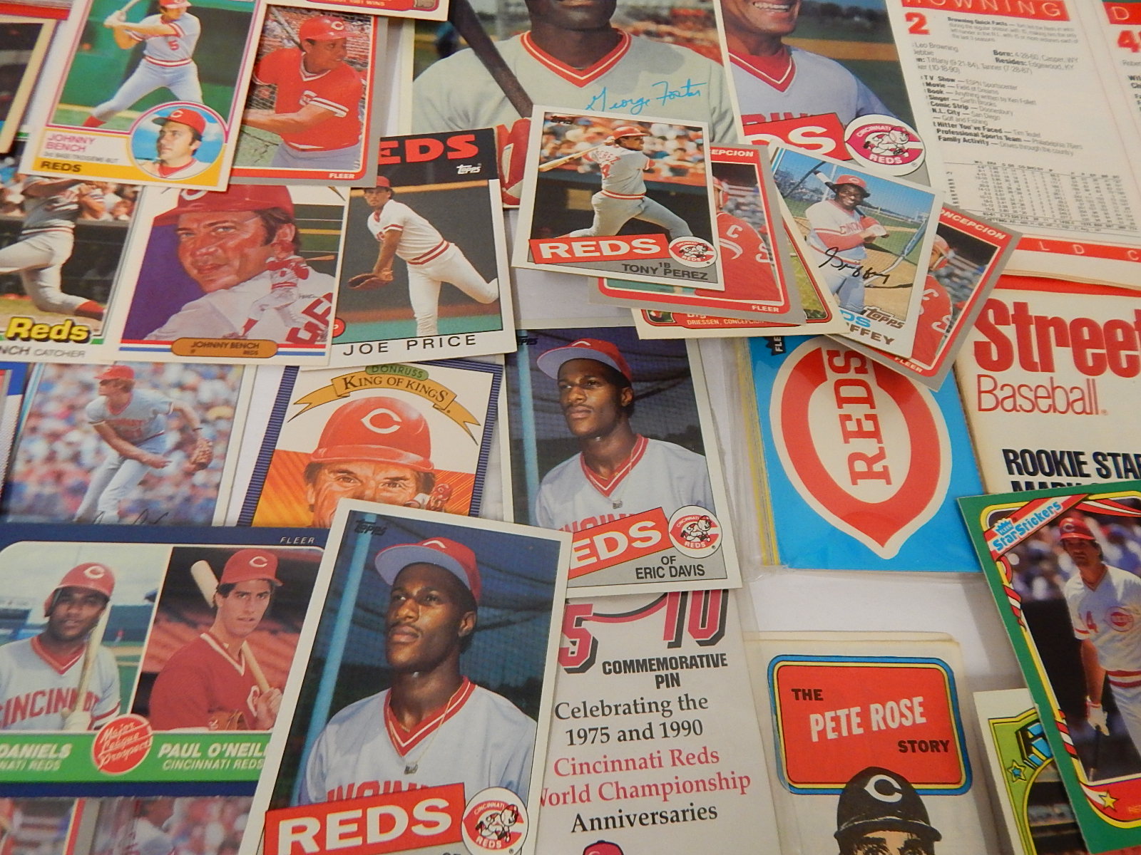 Cincinnati Reds Card and Memorabilia Collection