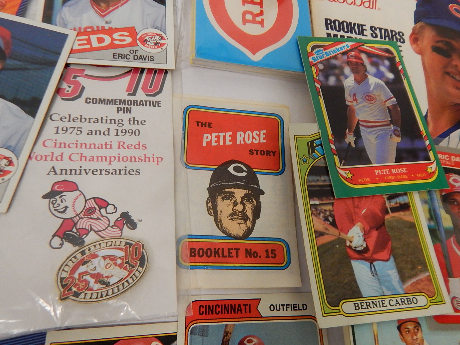 Cincinnati Reds Card and Memorabilia Collection
