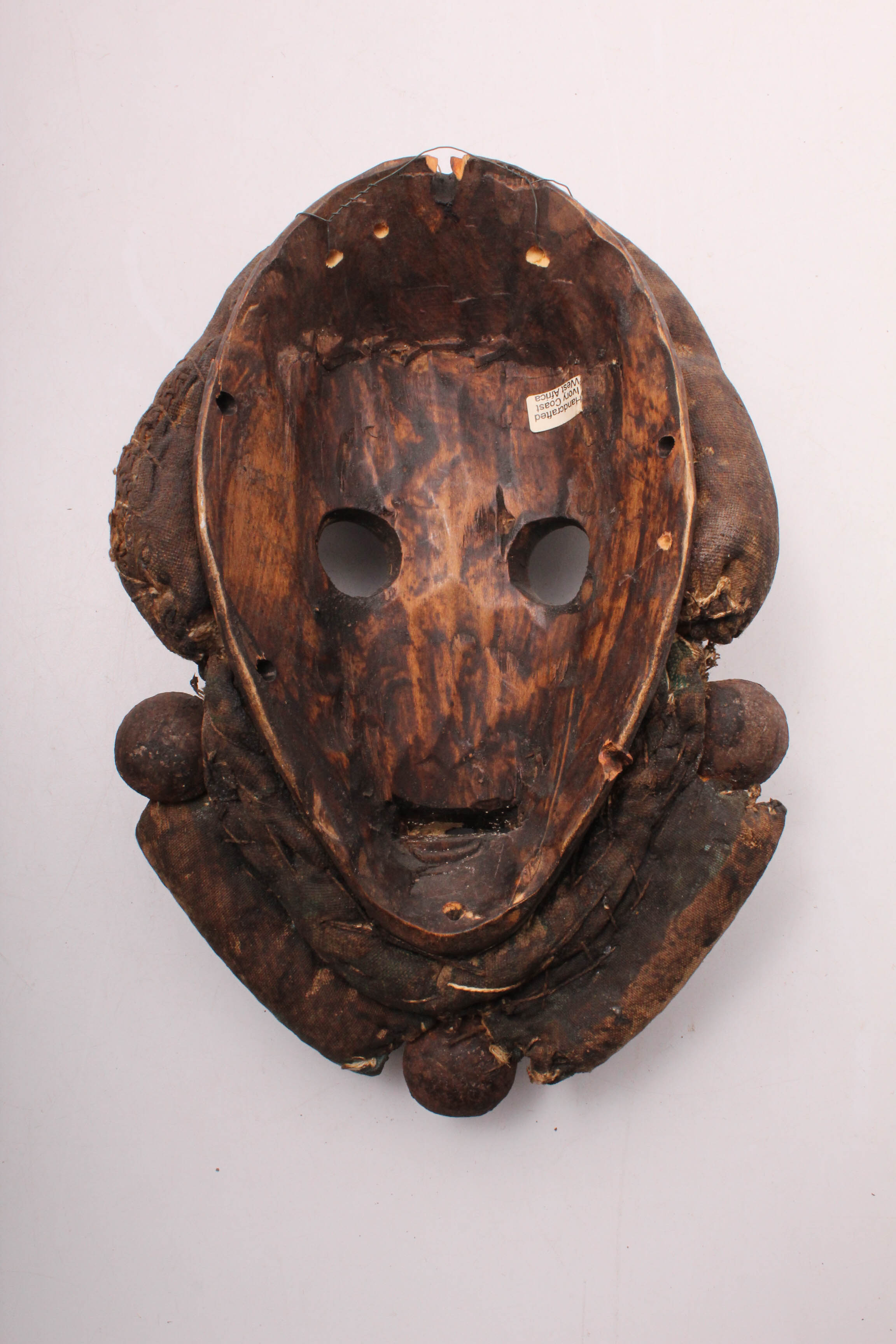 Vintage Hand-Carved Ivory Coast Dan-Style Masks