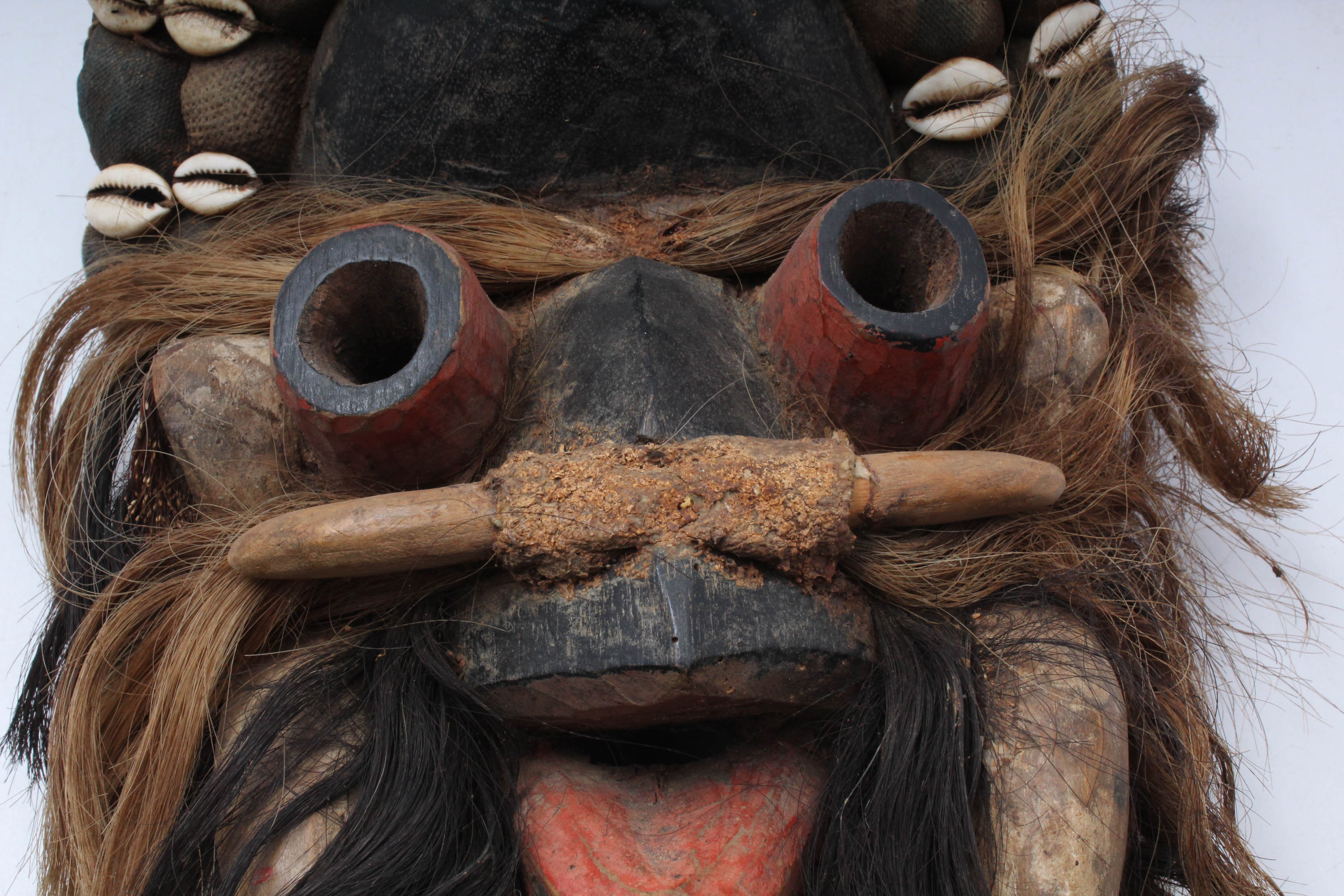 Vintage Hand-Carved Ivory Coast Dan-Style Masks