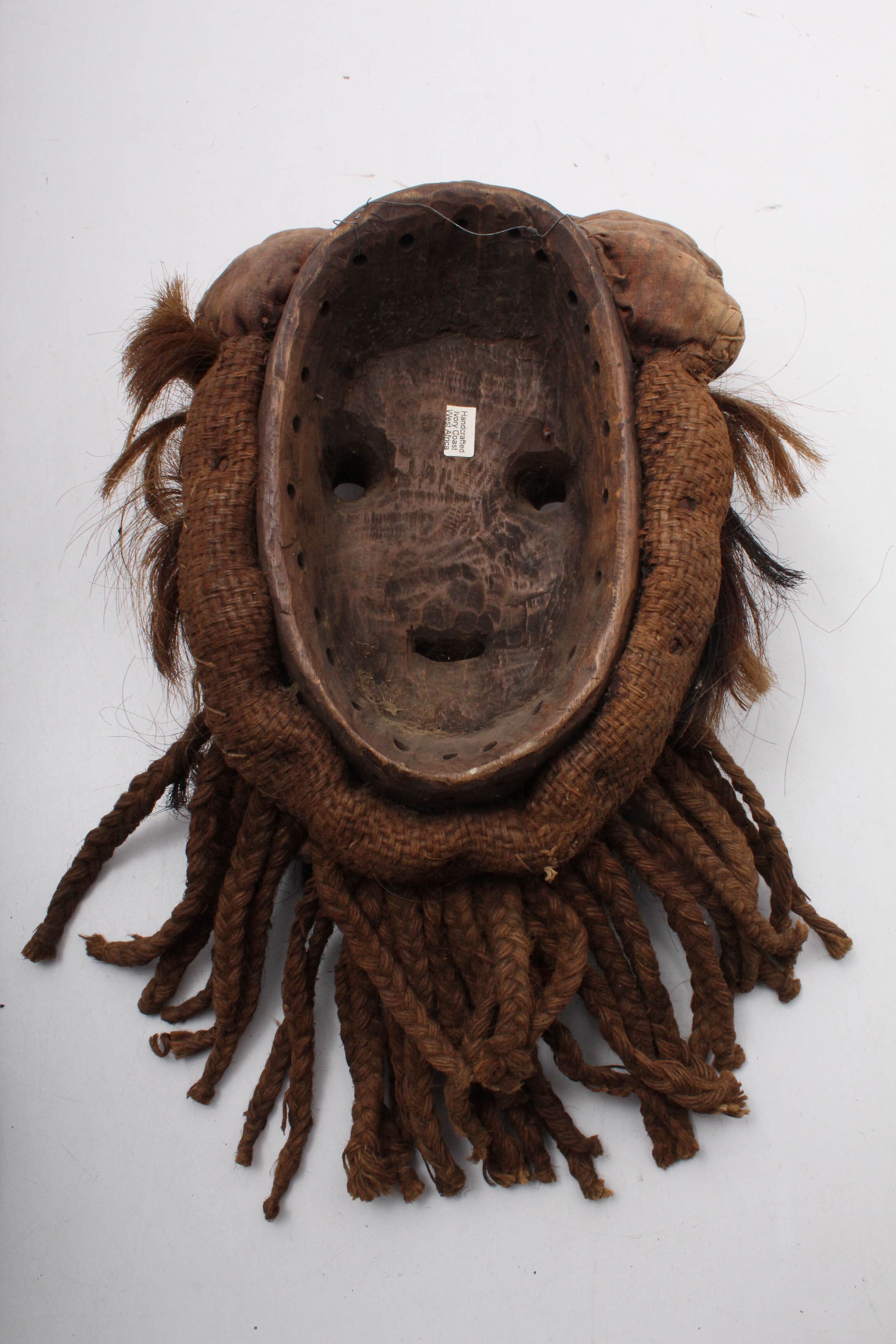 Vintage Hand-Carved Ivory Coast Dan-Style Masks