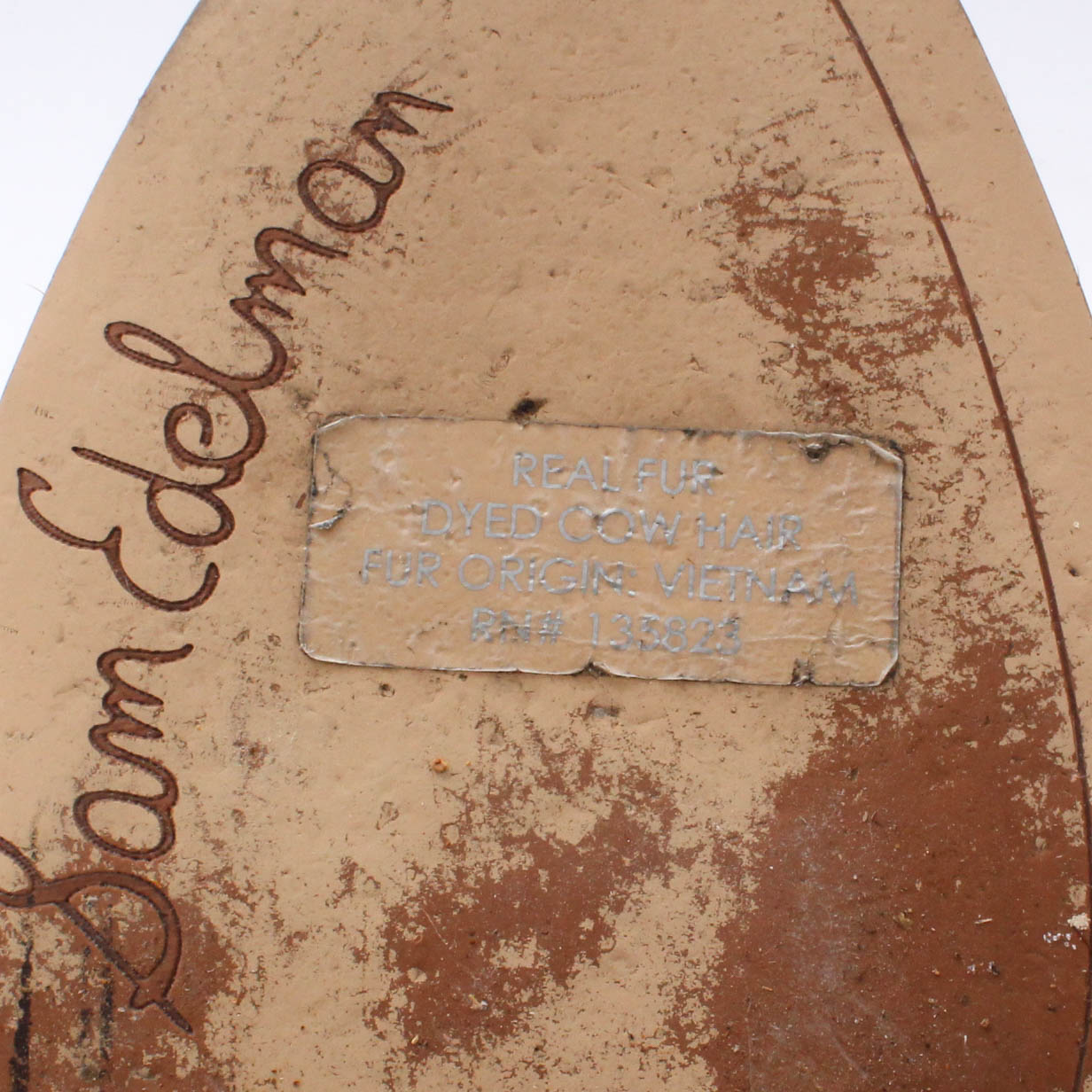 Sam Edelman Dyed Leopard Print Calf Hair Booties