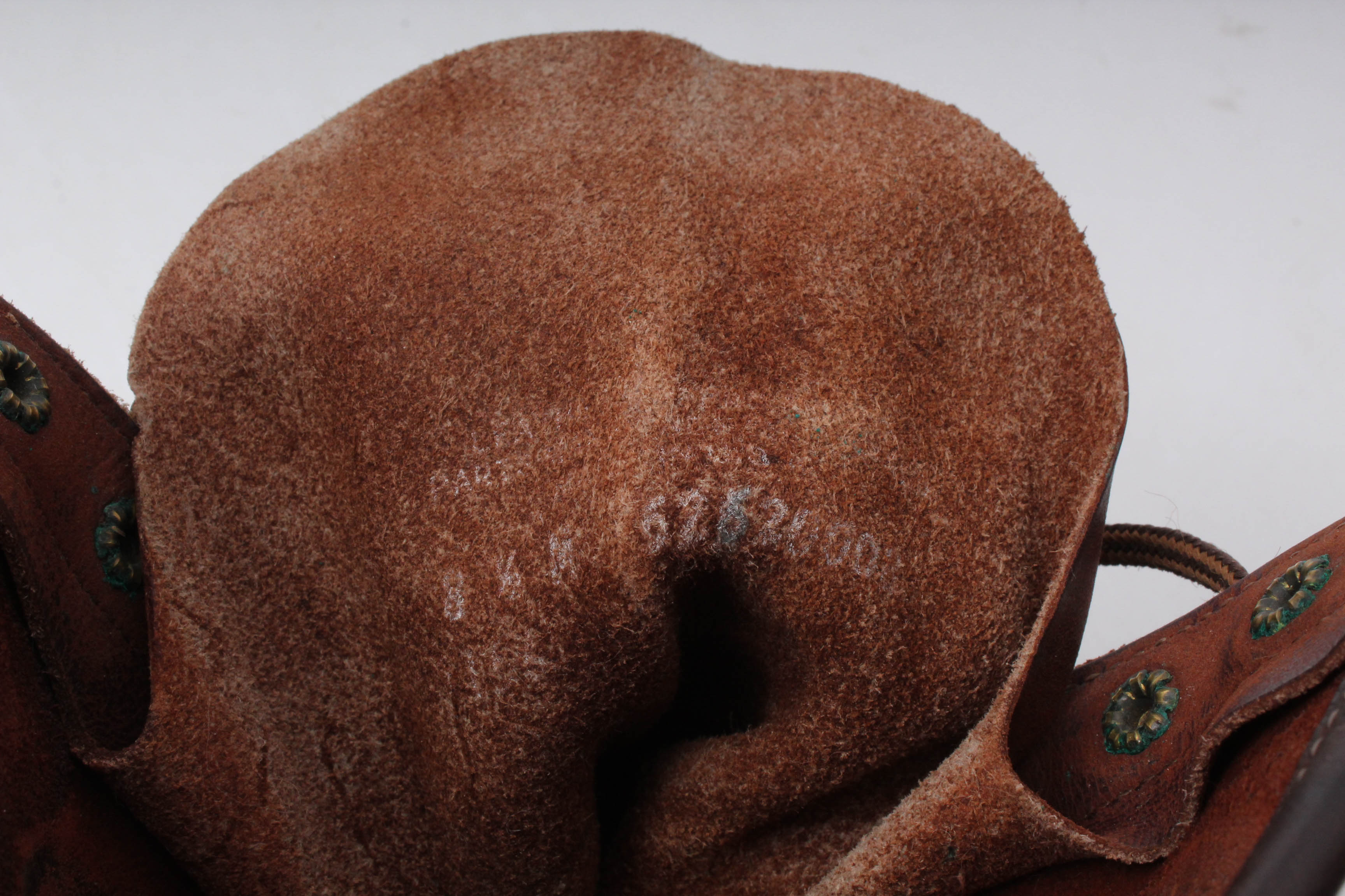 Vintage Distressed Leather Lace-Up Abilene Boots