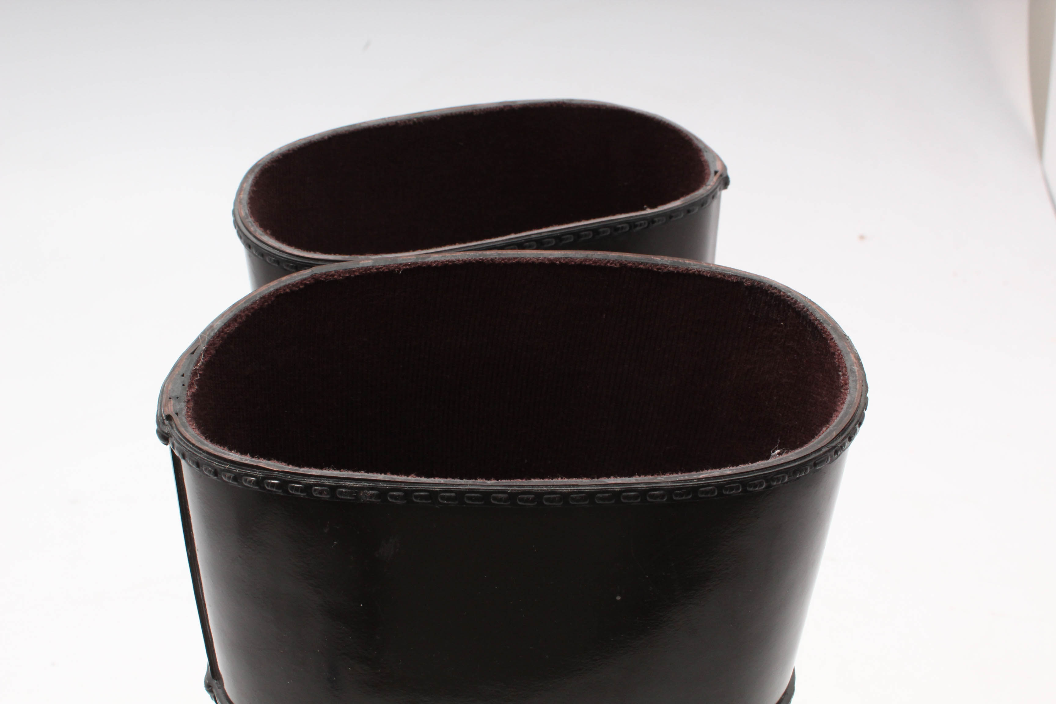 Michael Kors Fulton Harness Two-Tone Rain Boots in Black/Brown