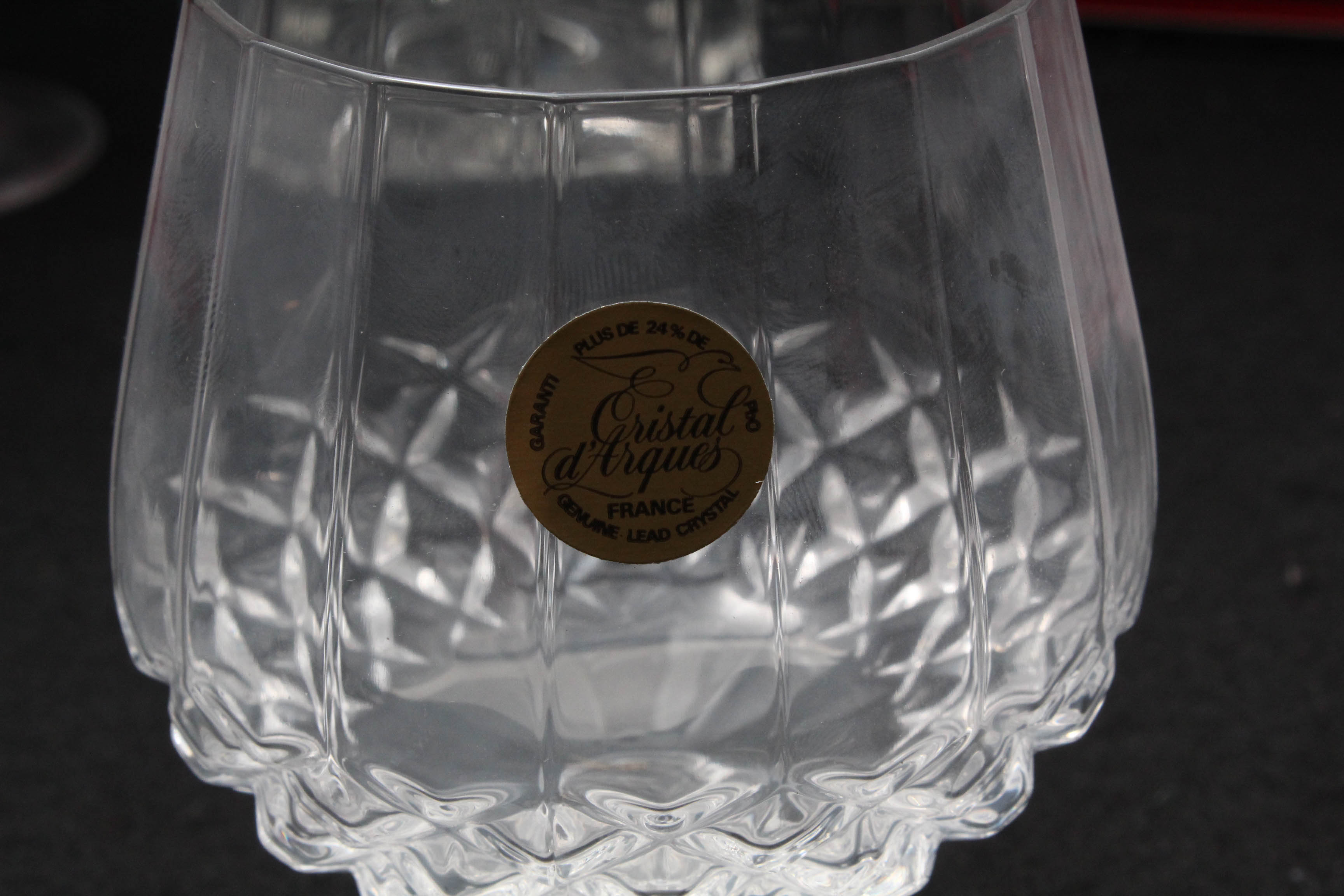 Ralph Lauren, Cristal D'Arques, and Gorham Crystal Drinkware