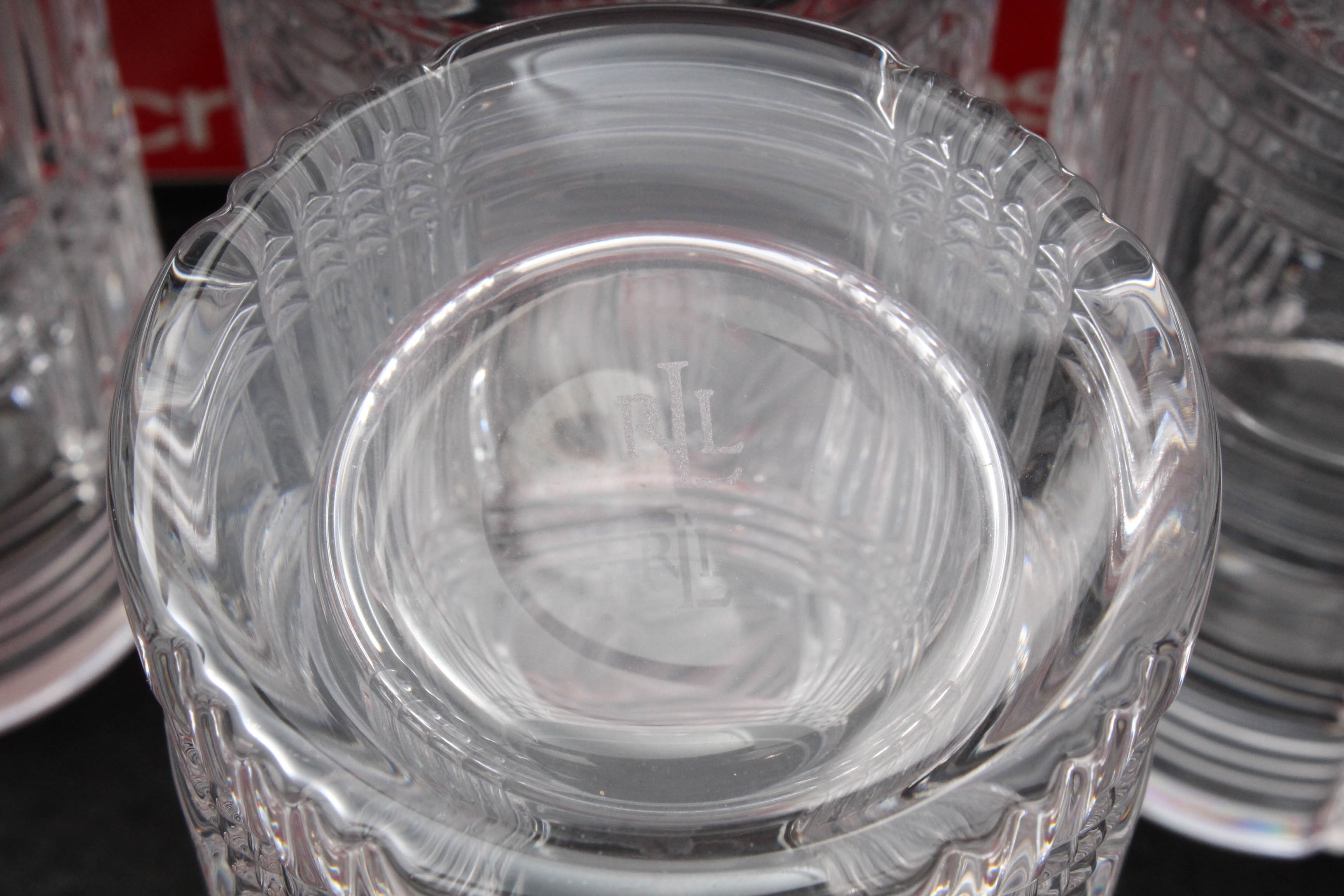 Ralph Lauren, Cristal D'Arques, and Gorham Crystal Drinkware