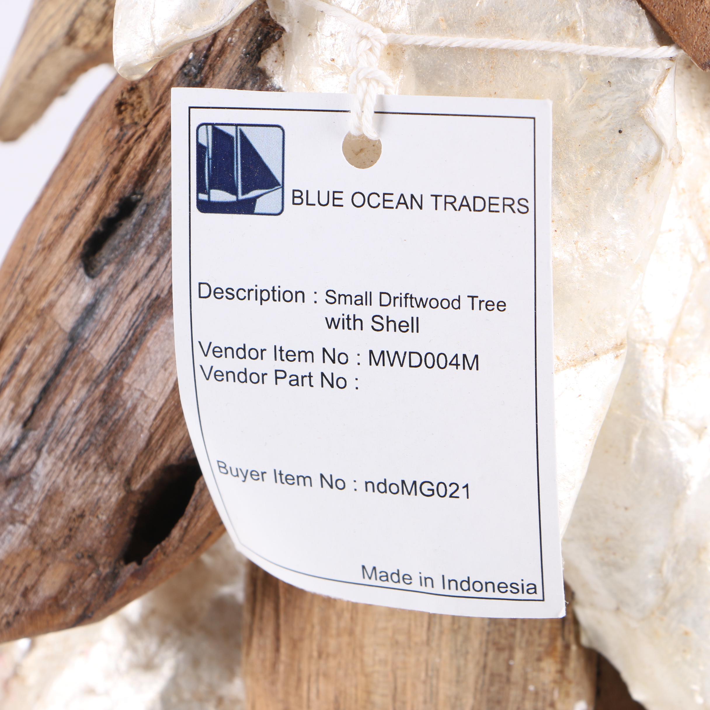 Decorative Driftwood Tree with Shell