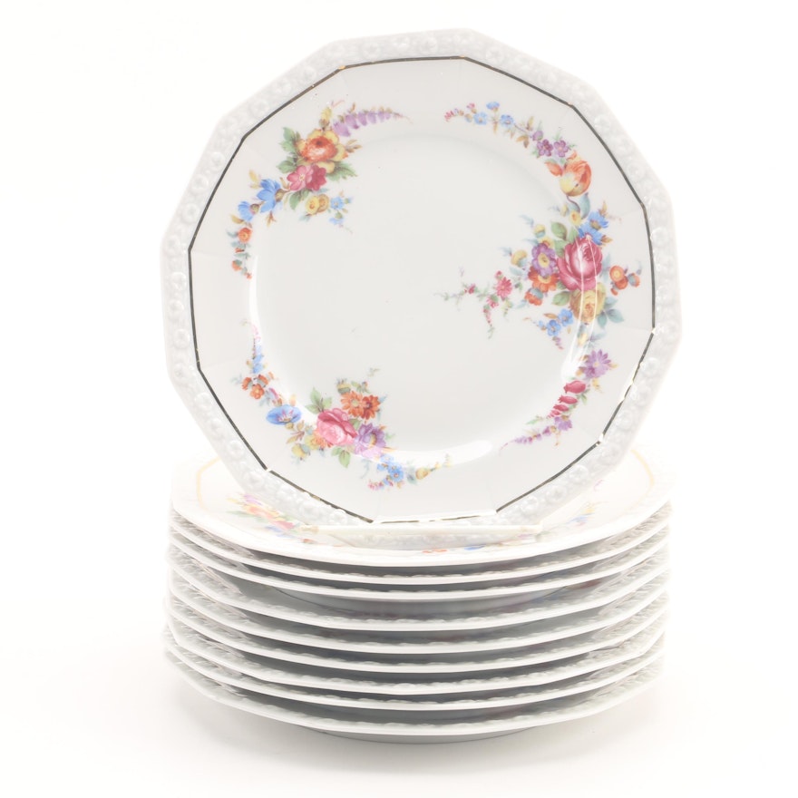 1945-49 Rosenthal "Maria" Porcelain Salad Plates