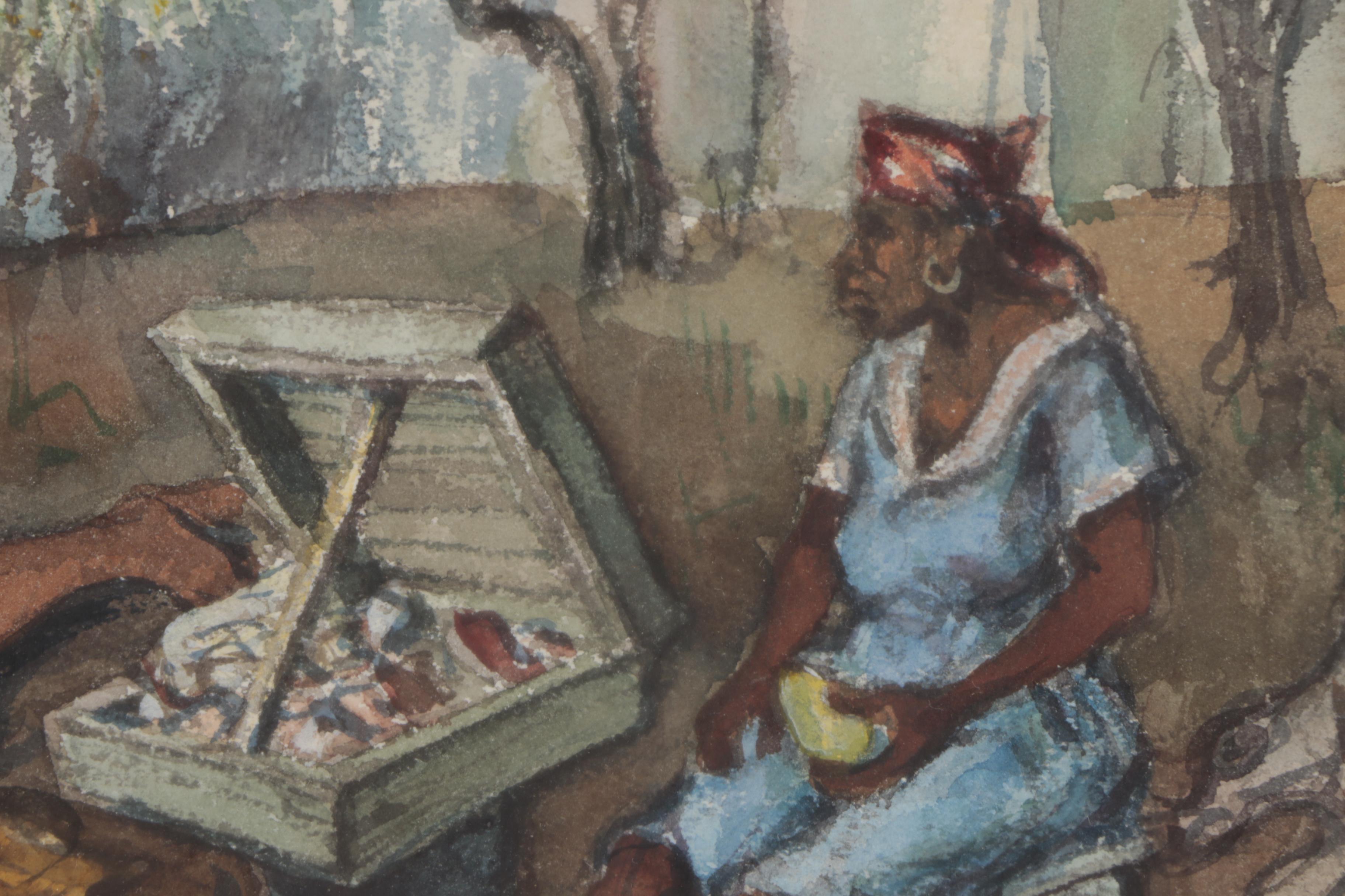 Philip Reisman Watercolor Painting