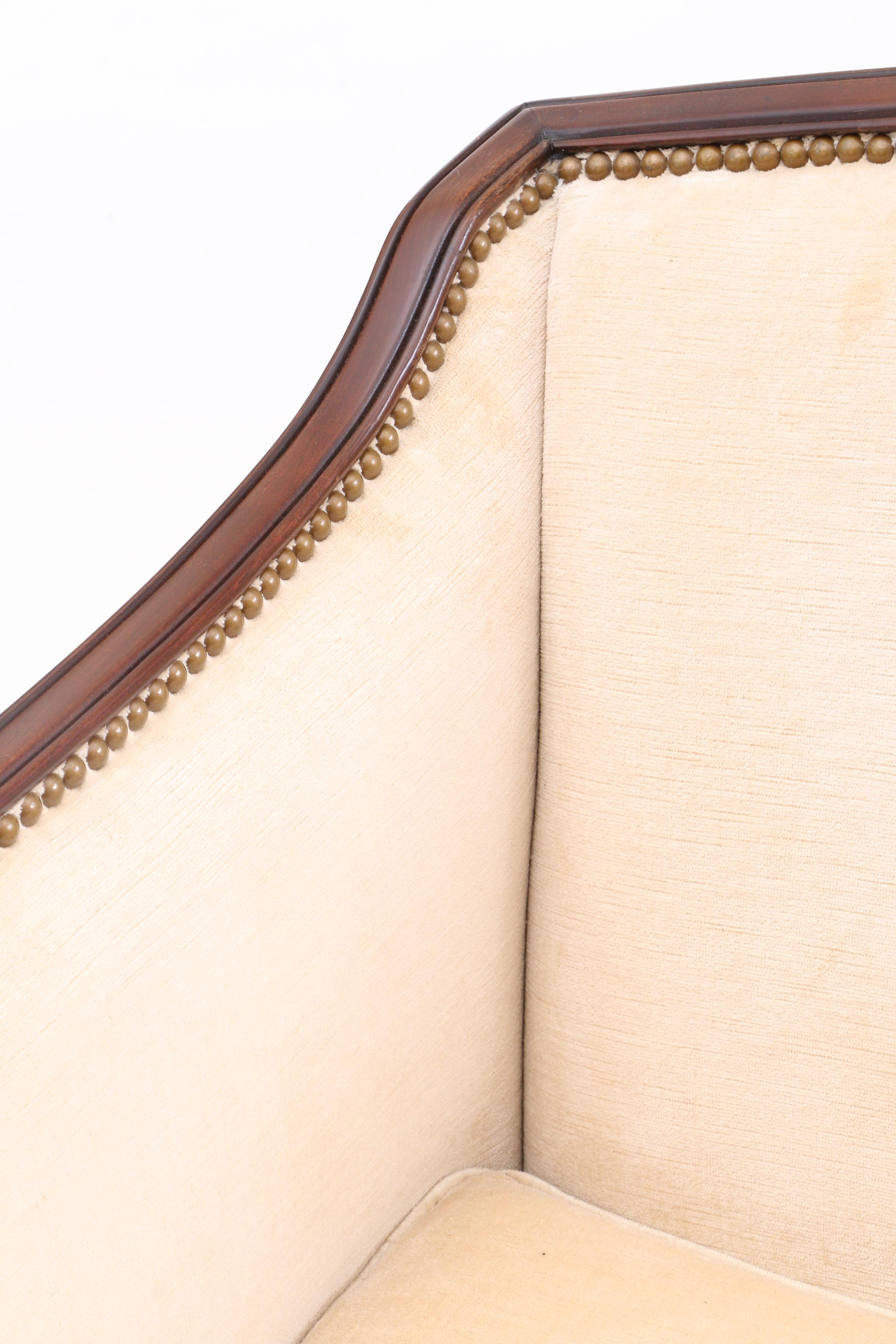 Wood Framed Love Seat by HBF Furniture