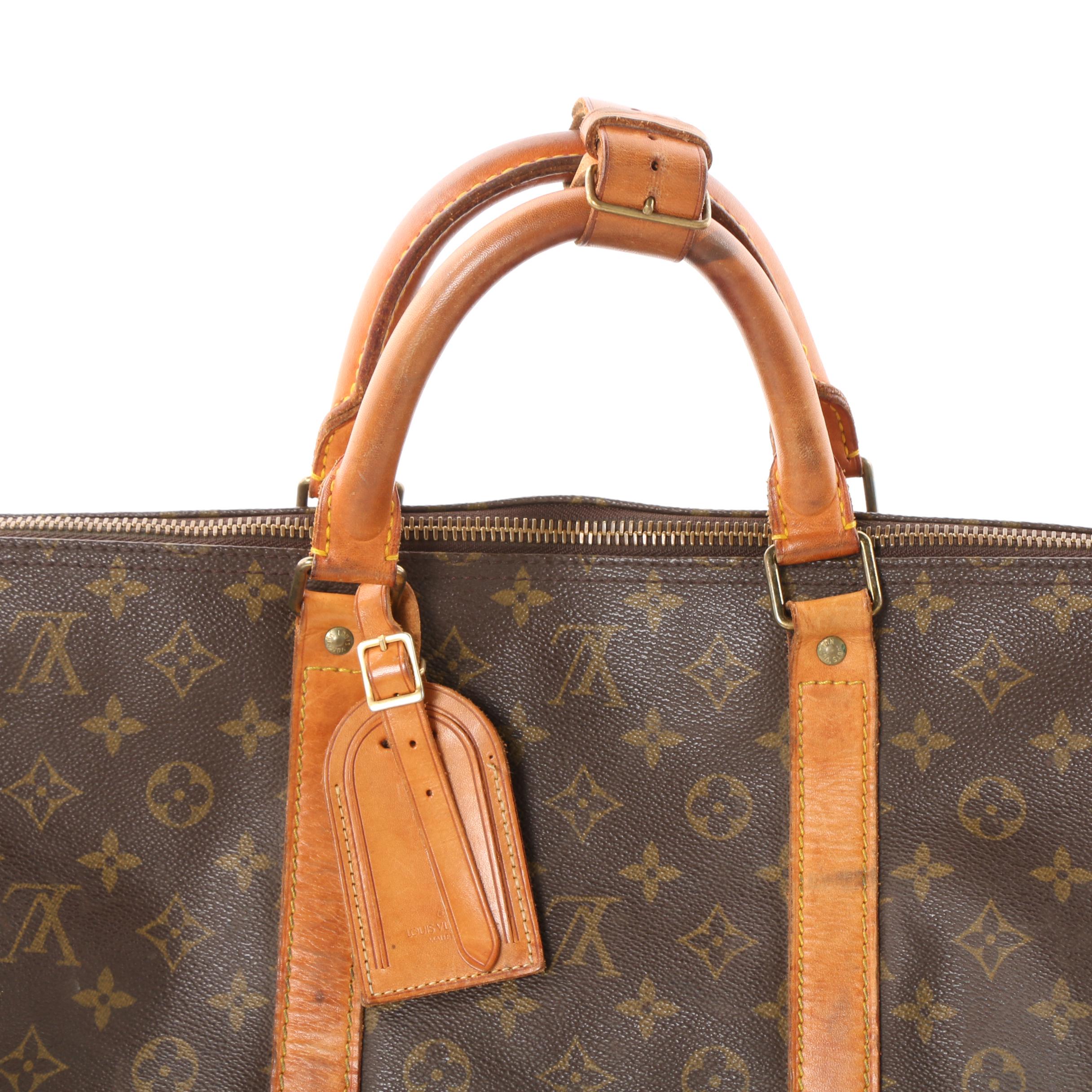 1989 Louis Vuitton Paris Monogram Canvas Keepall Duffel Bag
