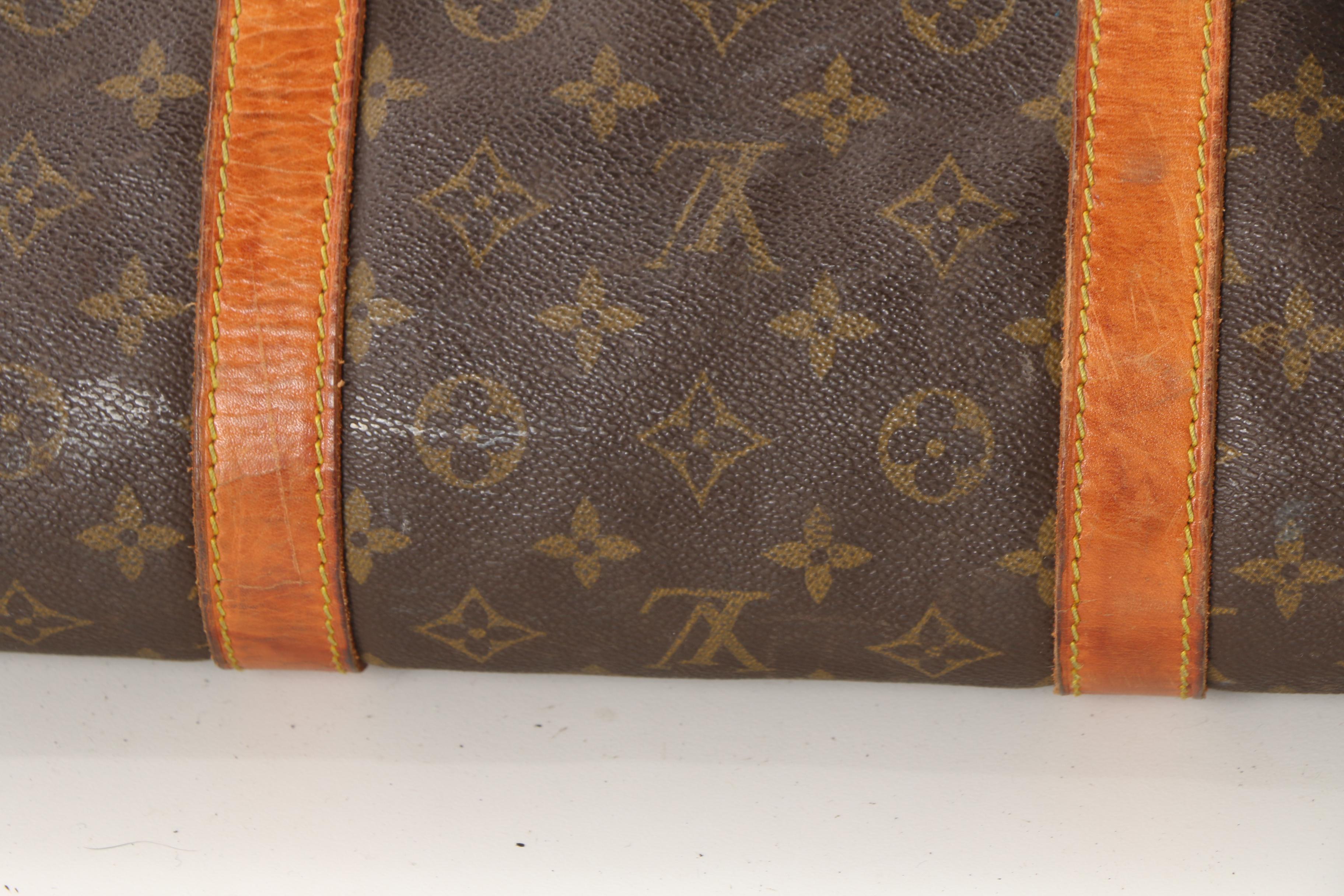 1989 Louis Vuitton Paris Monogram Canvas Keepall Duffel Bag