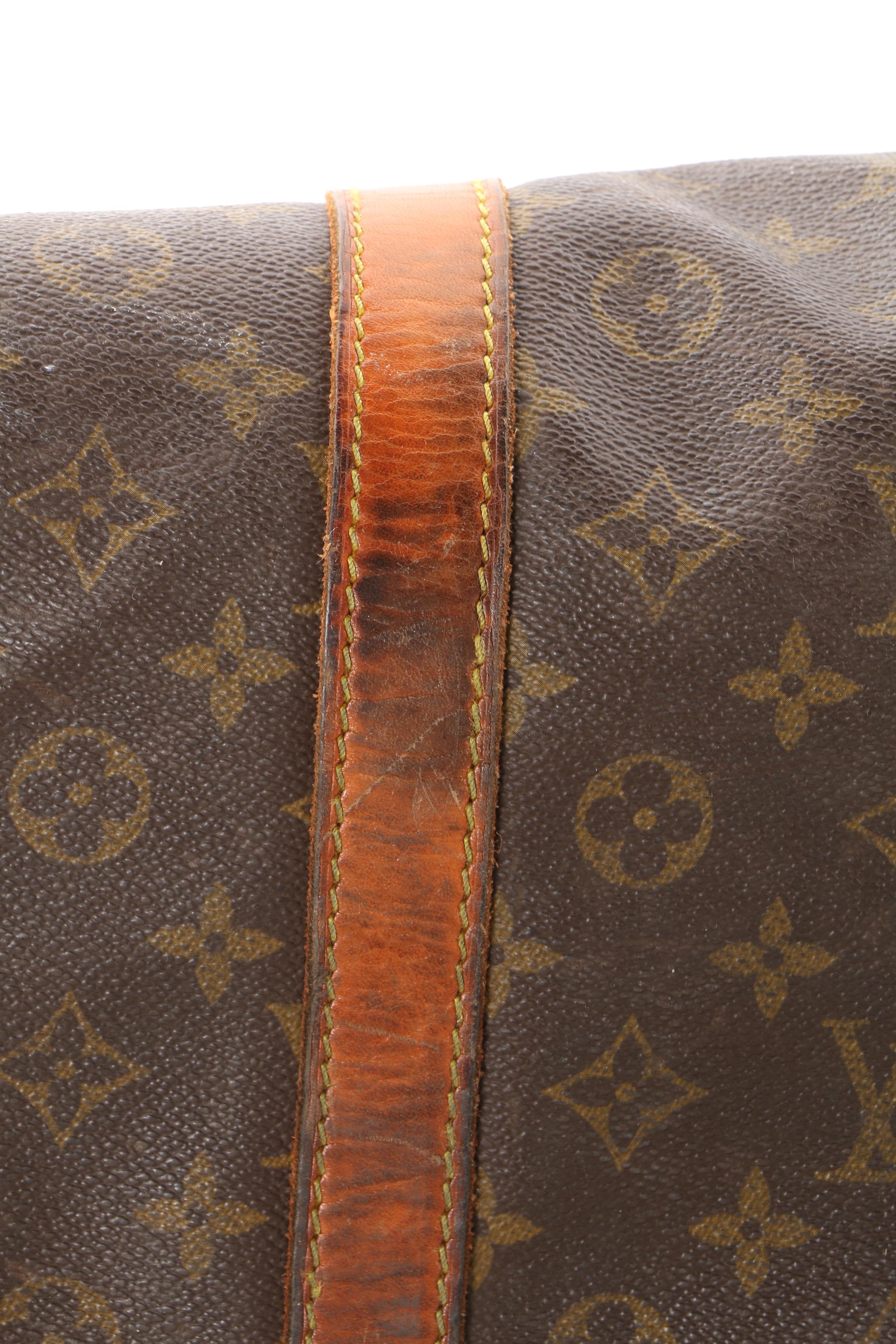1989 Louis Vuitton Paris Monogram Canvas Keepall Duffel Bag