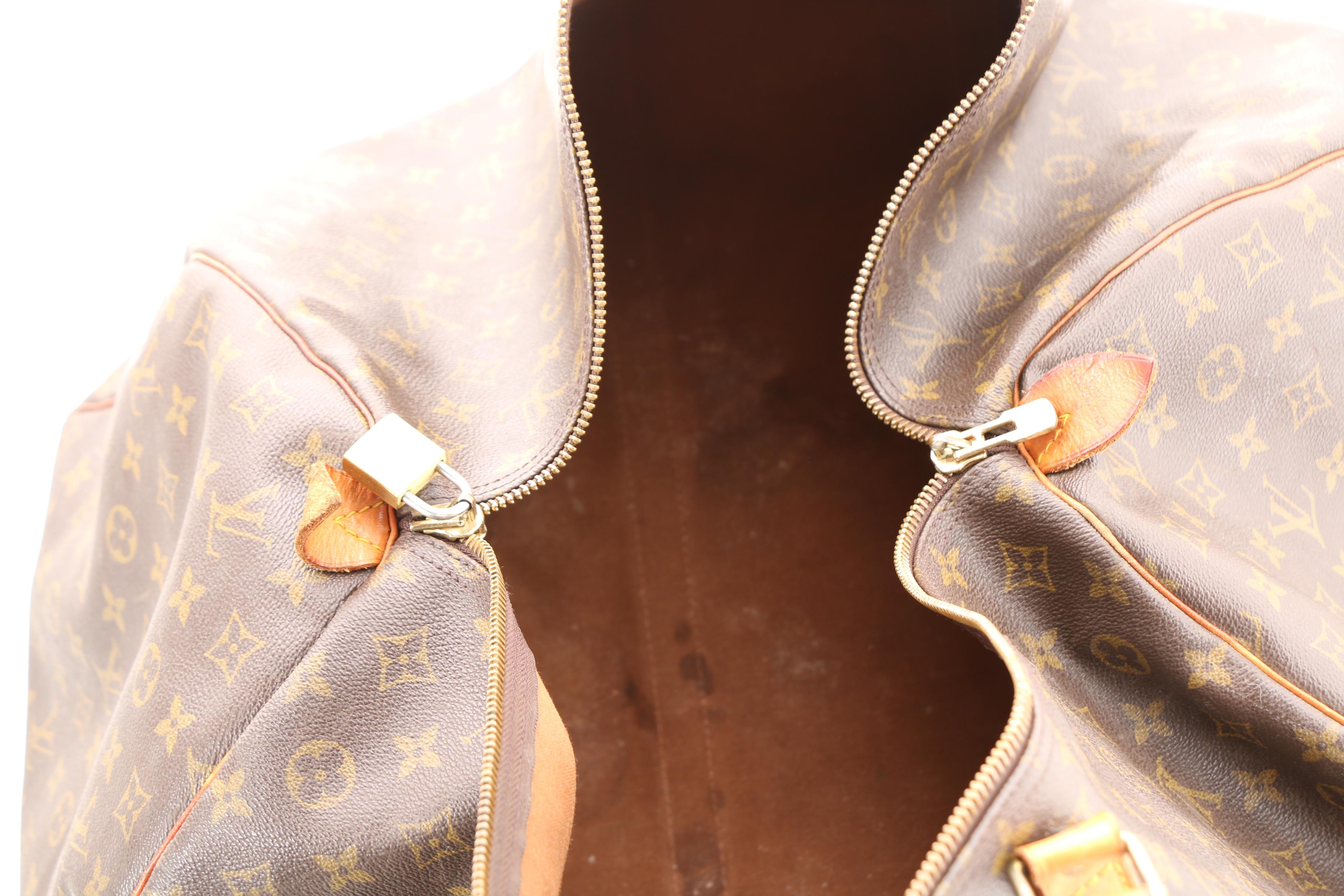 1989 Louis Vuitton Paris Monogram Canvas Keepall Duffel Bag