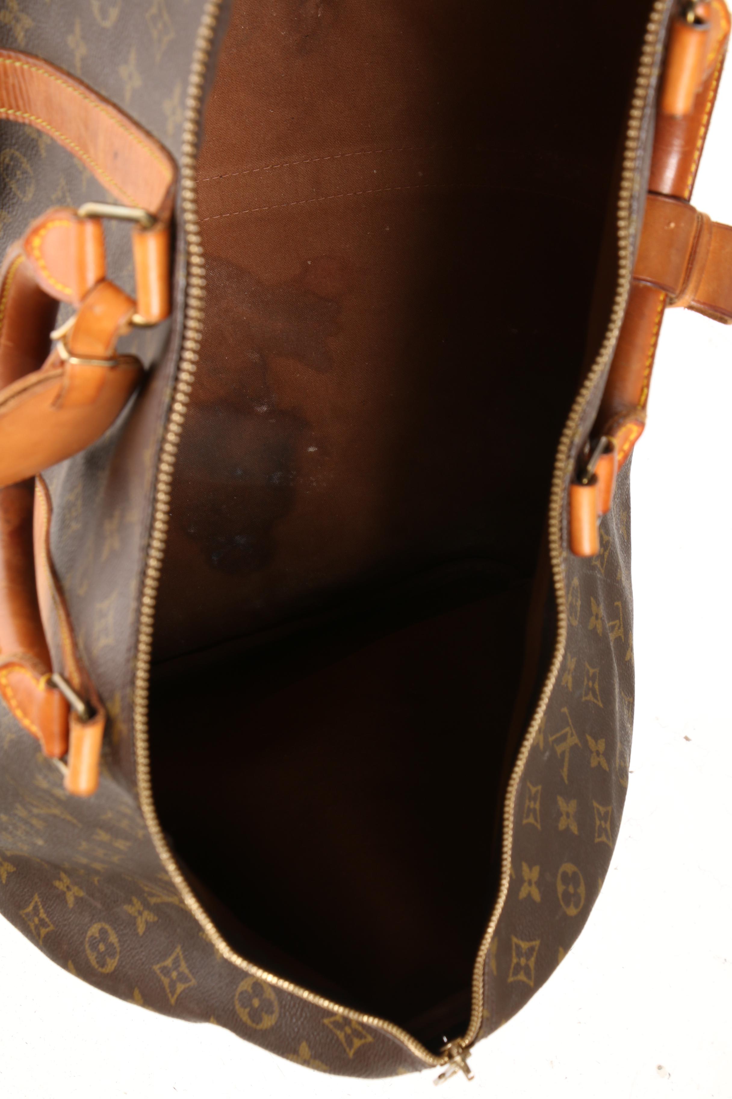 1989 Louis Vuitton Paris Monogram Canvas Keepall Duffel Bag