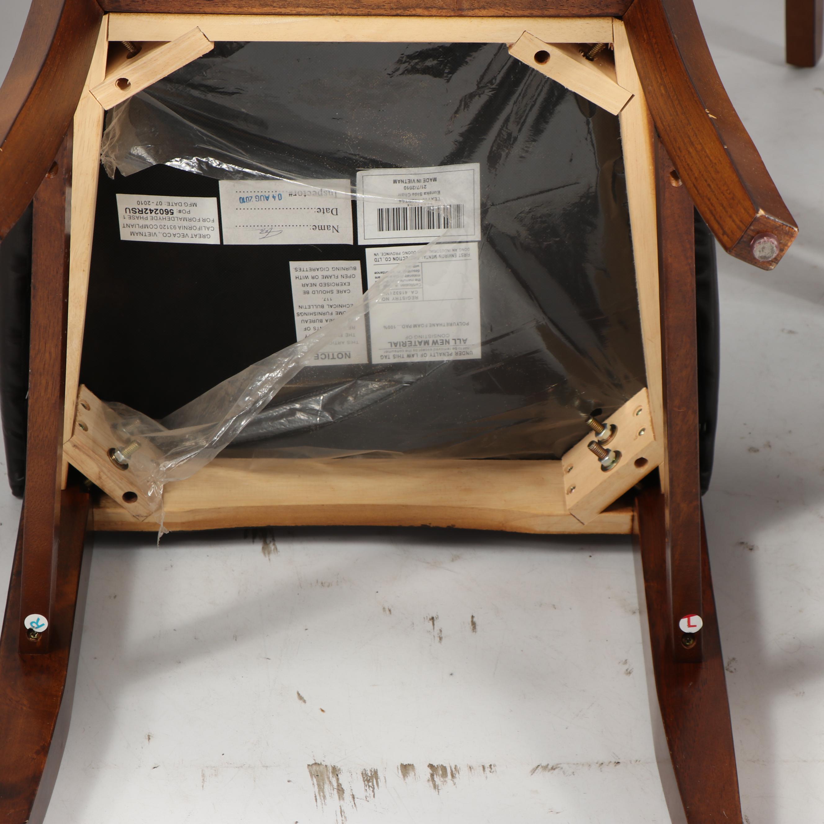 Contemporary Shaker Style Table and Six Chairs Set