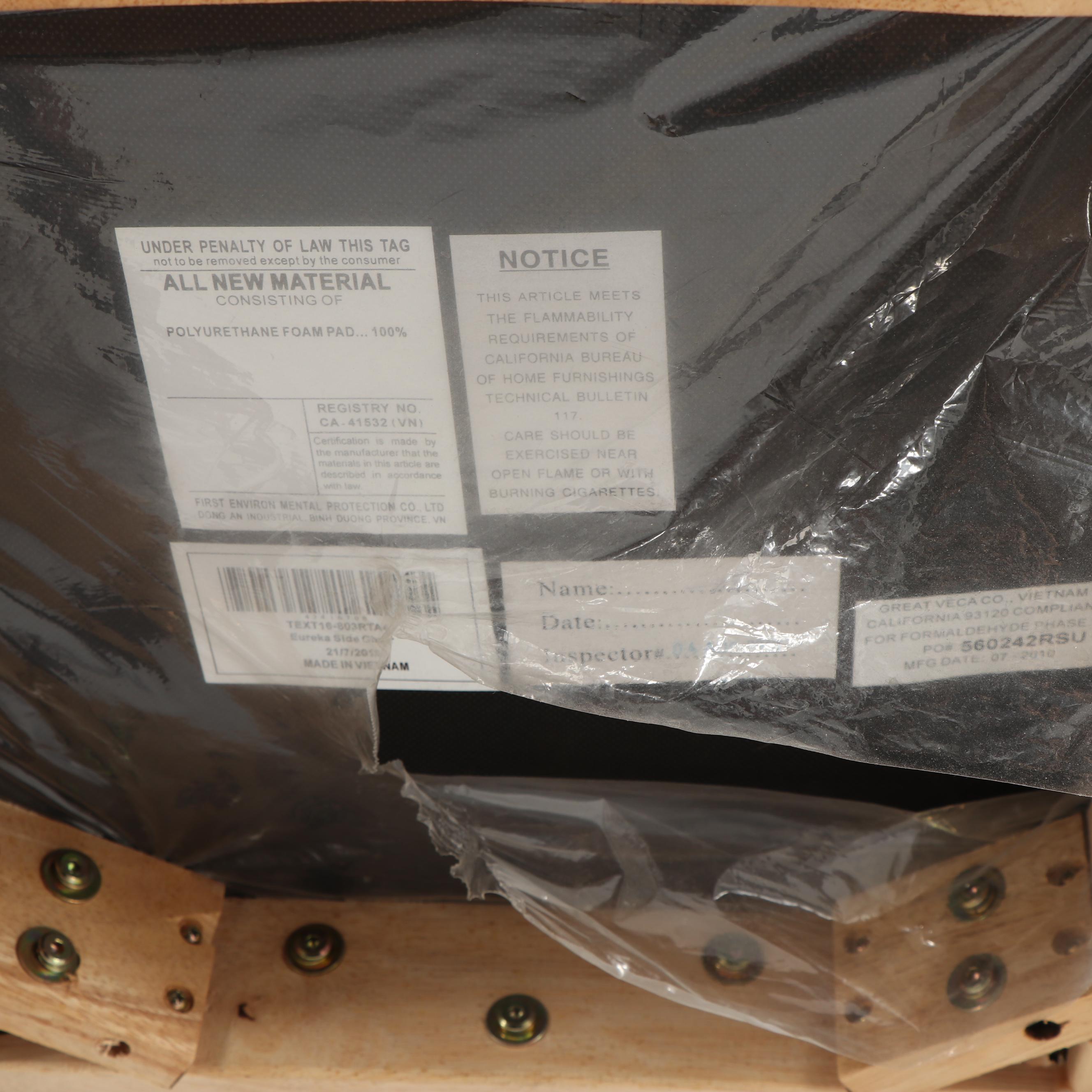 Contemporary Shaker Style Table and Six Chairs Set