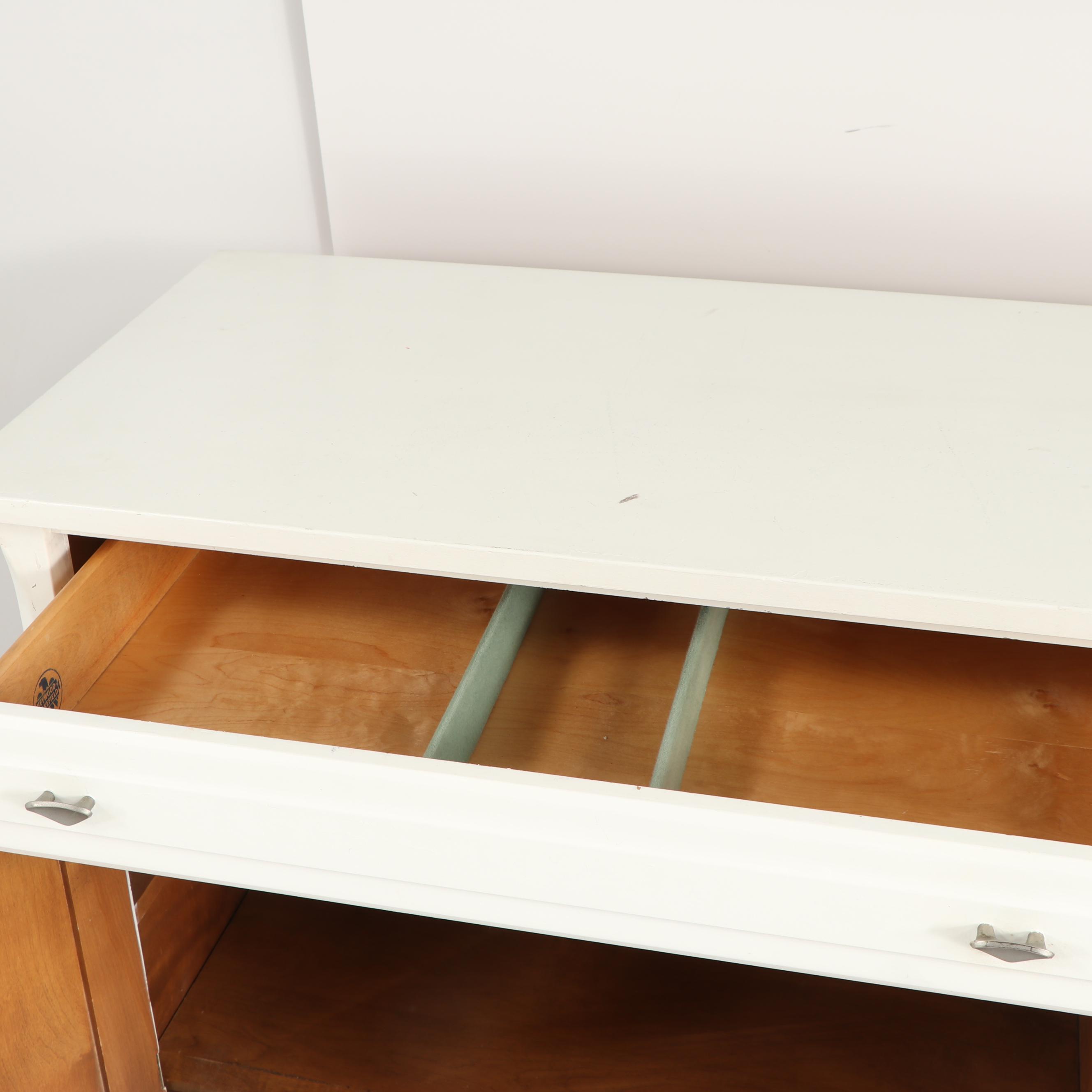 White Painted Sideboard by Heywood-Wakefield