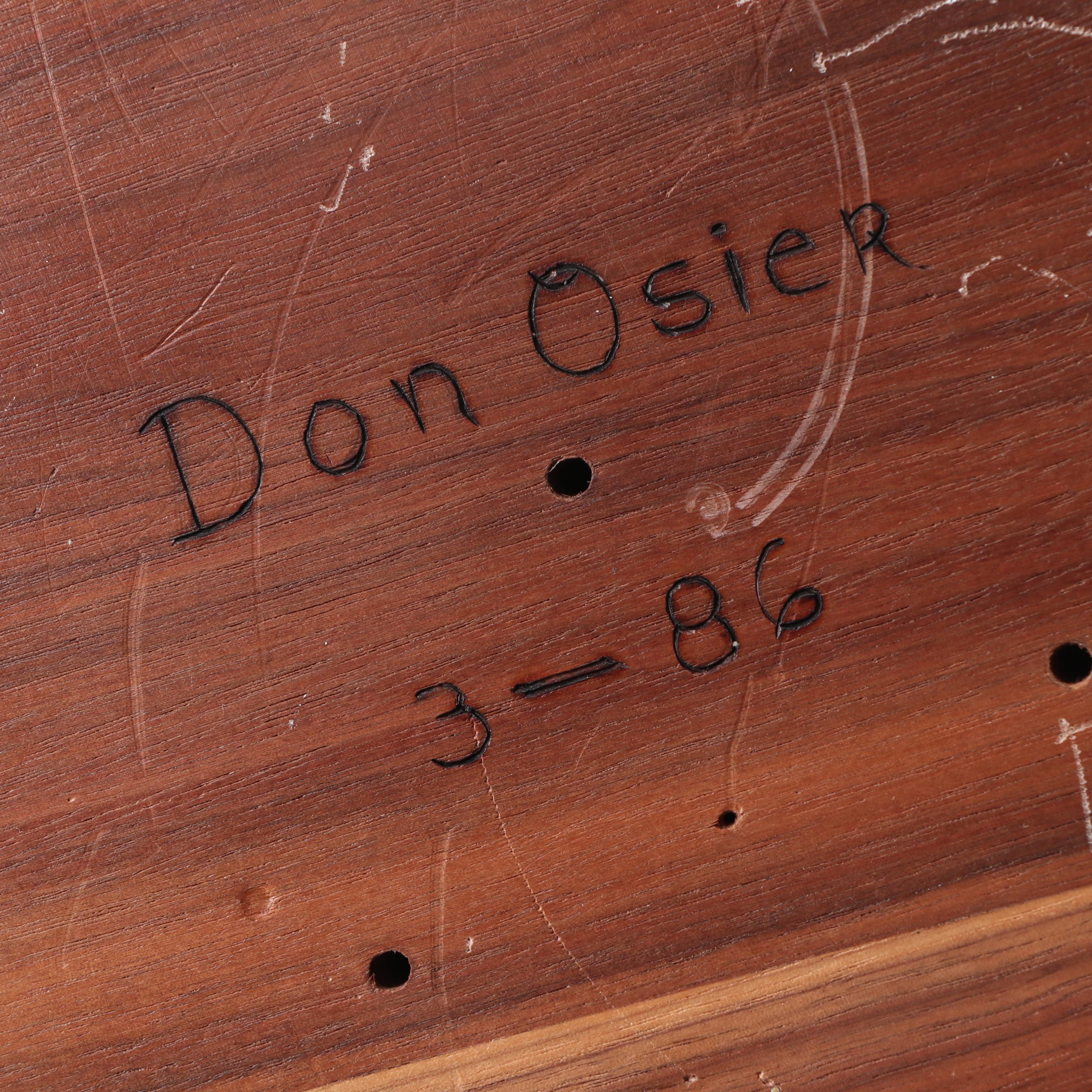 Don Osier Peregrine Falcon Wood Carving