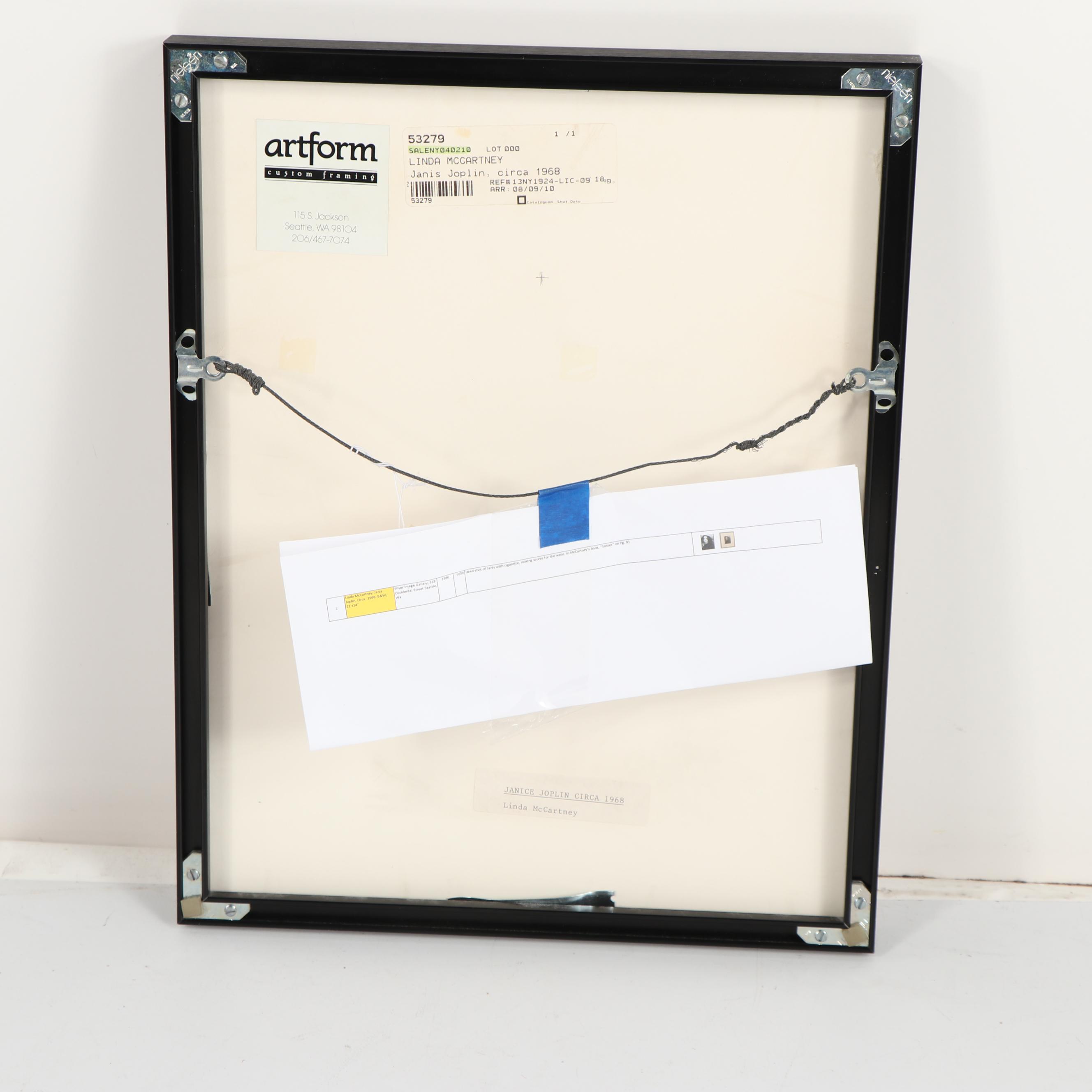 Linda McCartney Silver Print of Janis Joplin