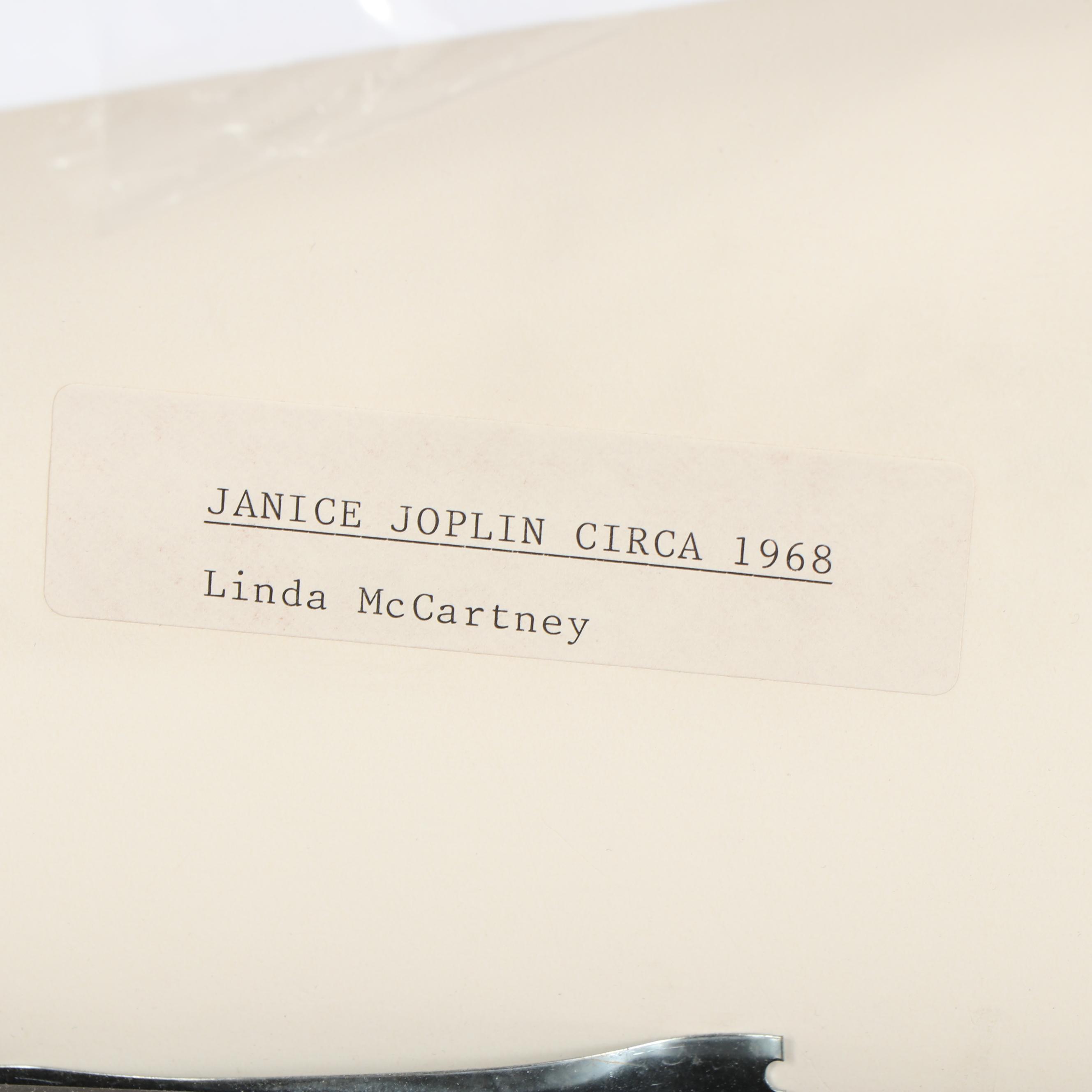 Linda McCartney Silver Print of Janis Joplin