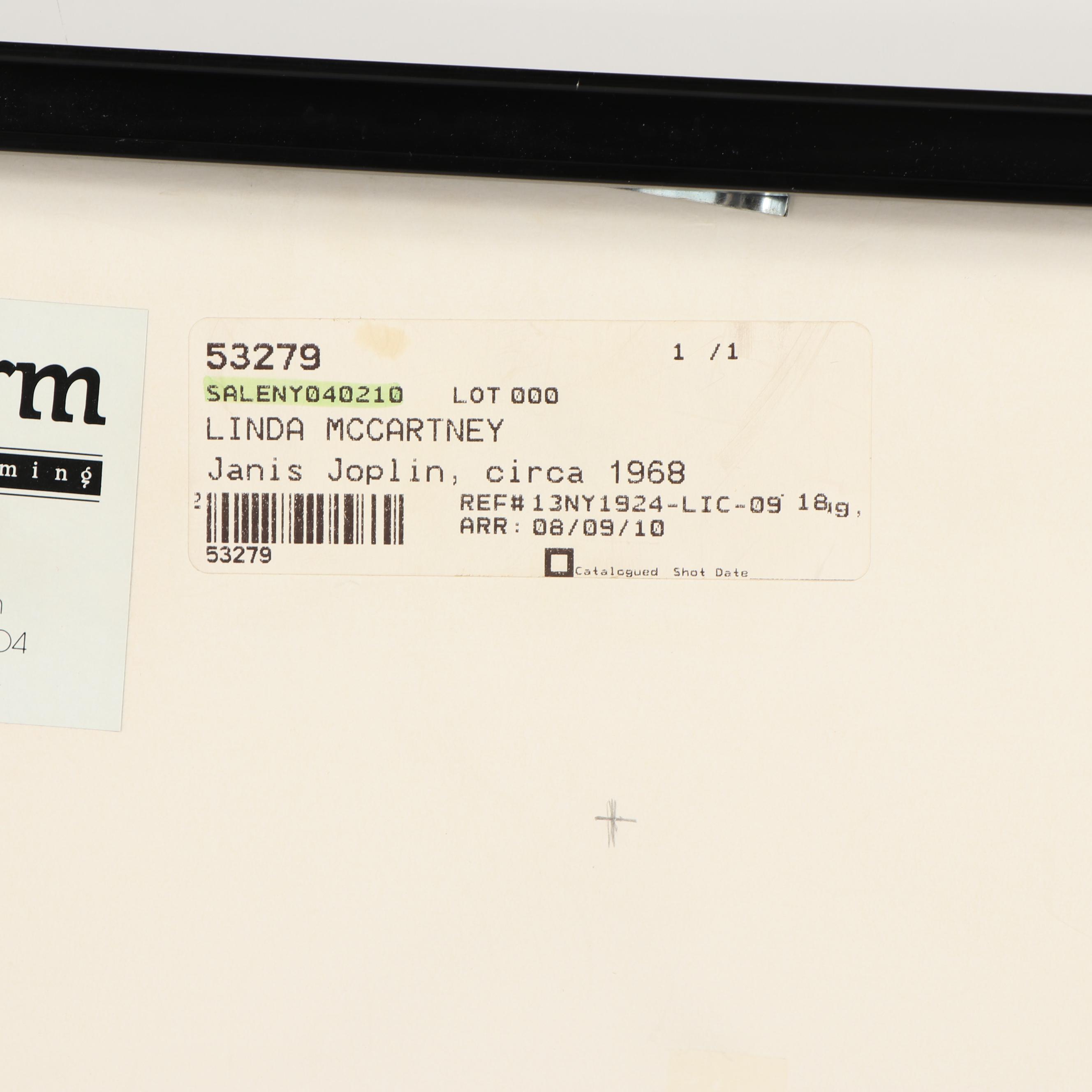 Linda McCartney Silver Print of Janis Joplin