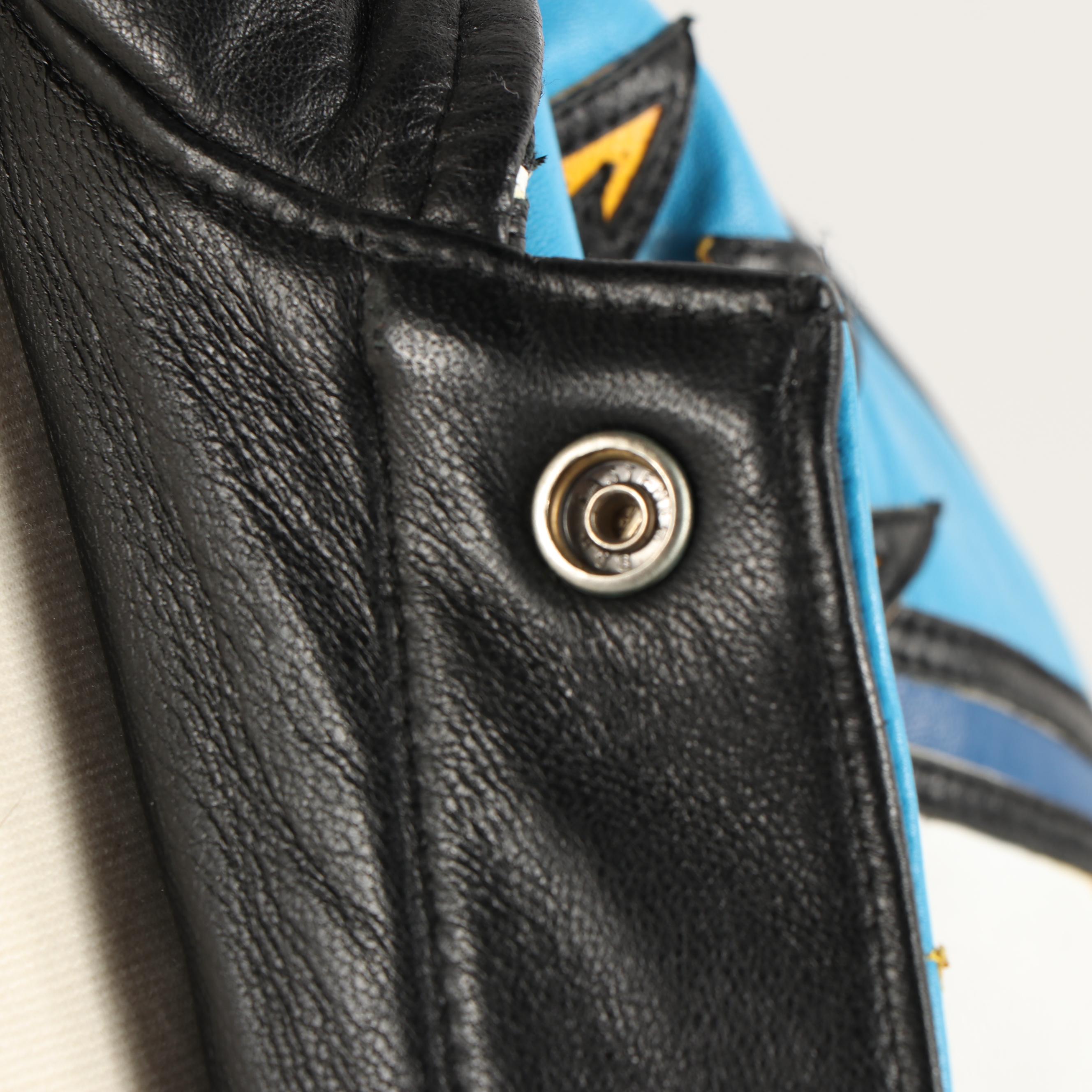 Men's 1990s Jeff Hamilton Limited Edition Custom Leather Art Jacket