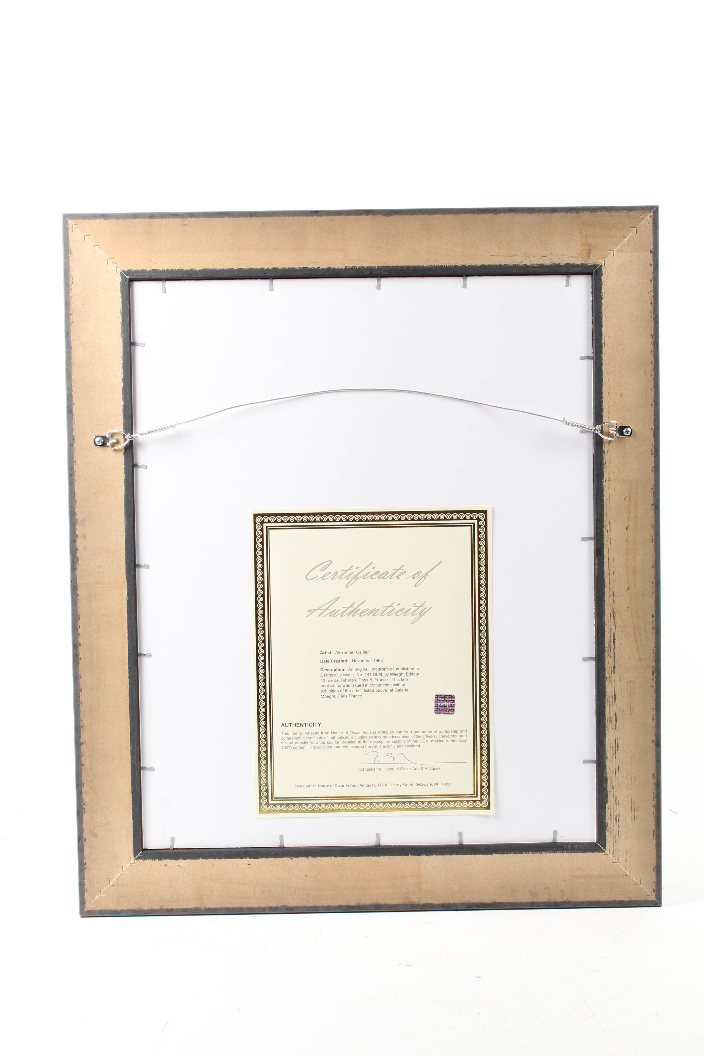 Alexander Calder Color Lithograph for"Derrière le Miroir"