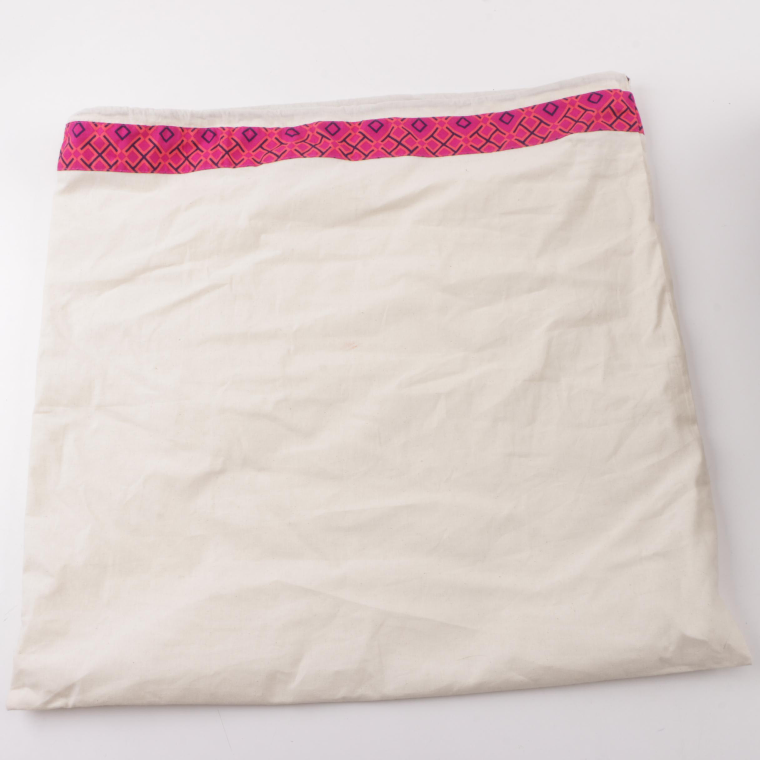 ELLA by Tory Burch Black Nylon and Patent Leather Tote Bag