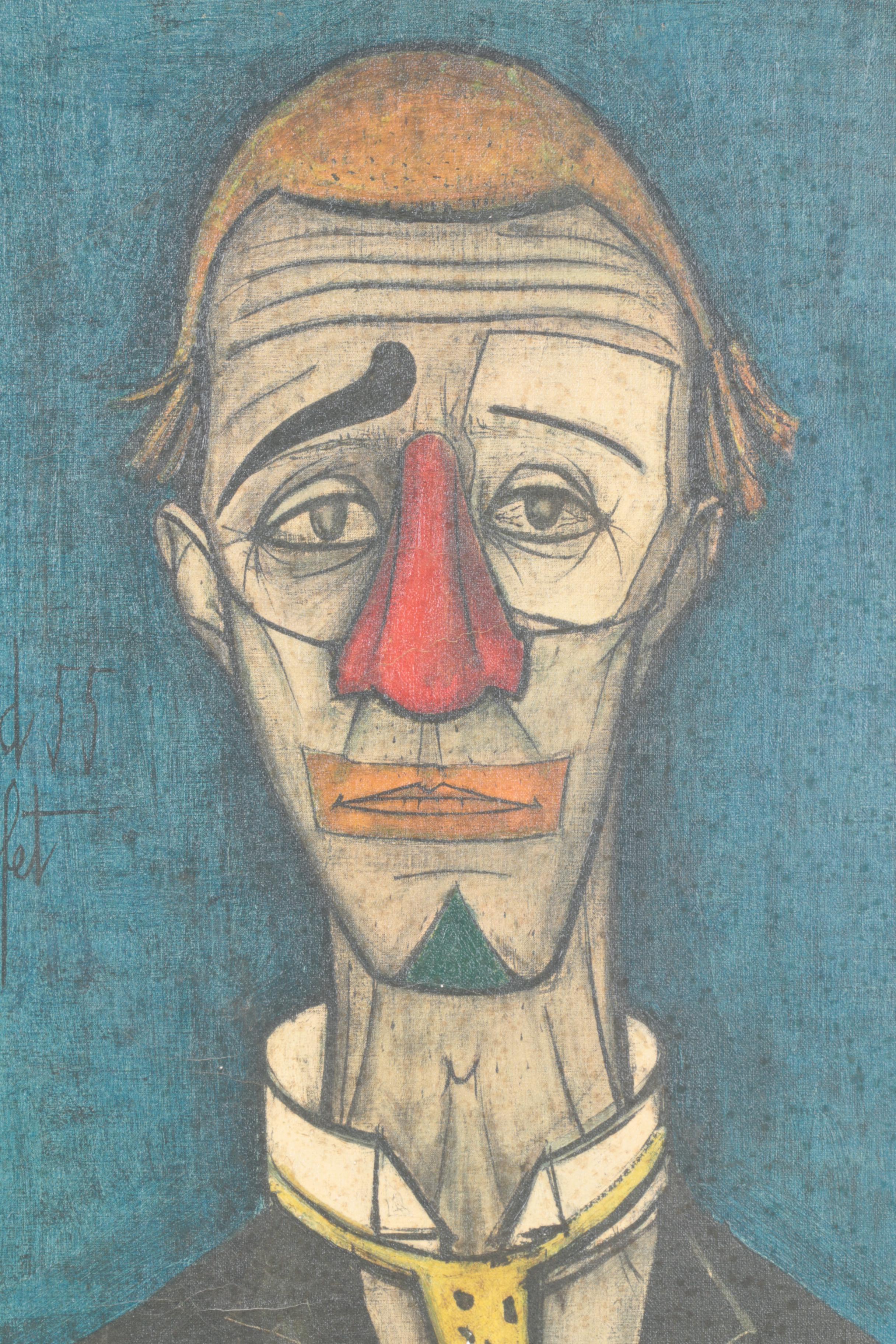 Embellished Collotype after Bernard Buffet