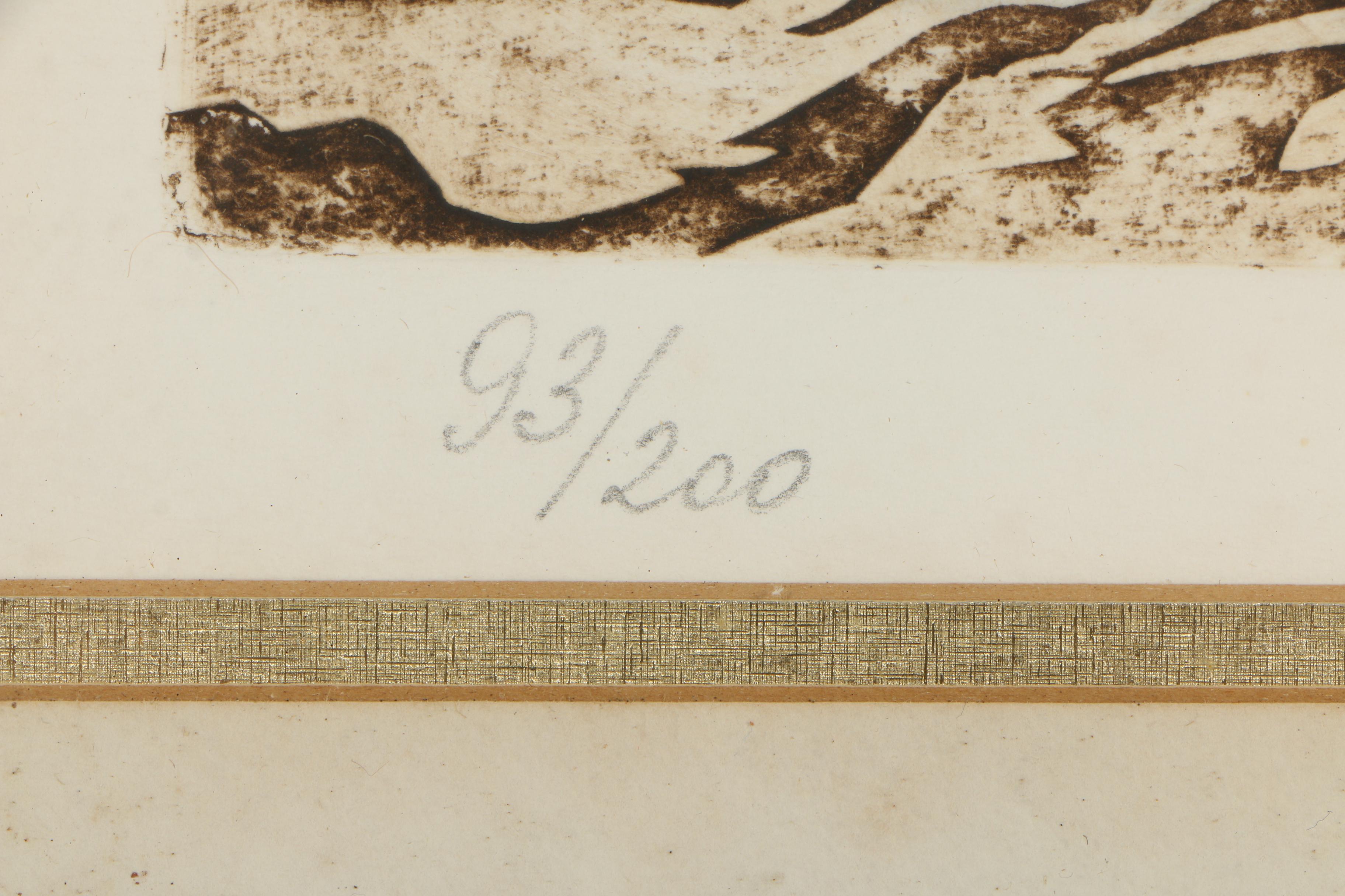 Igor Kononov Collagraph "Renaissance"