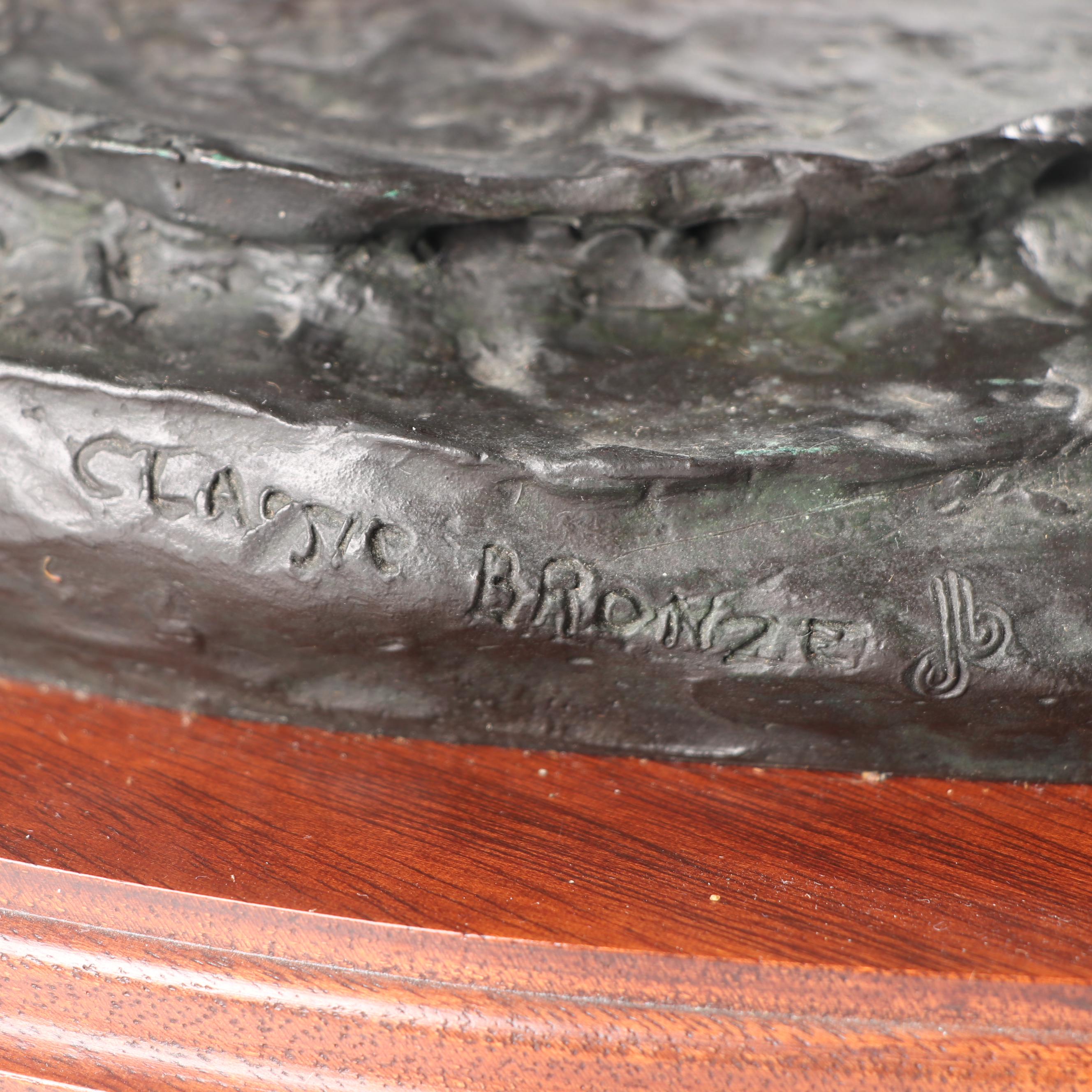 Sid Burns Bronze Sculpture "Tribal Enemies"