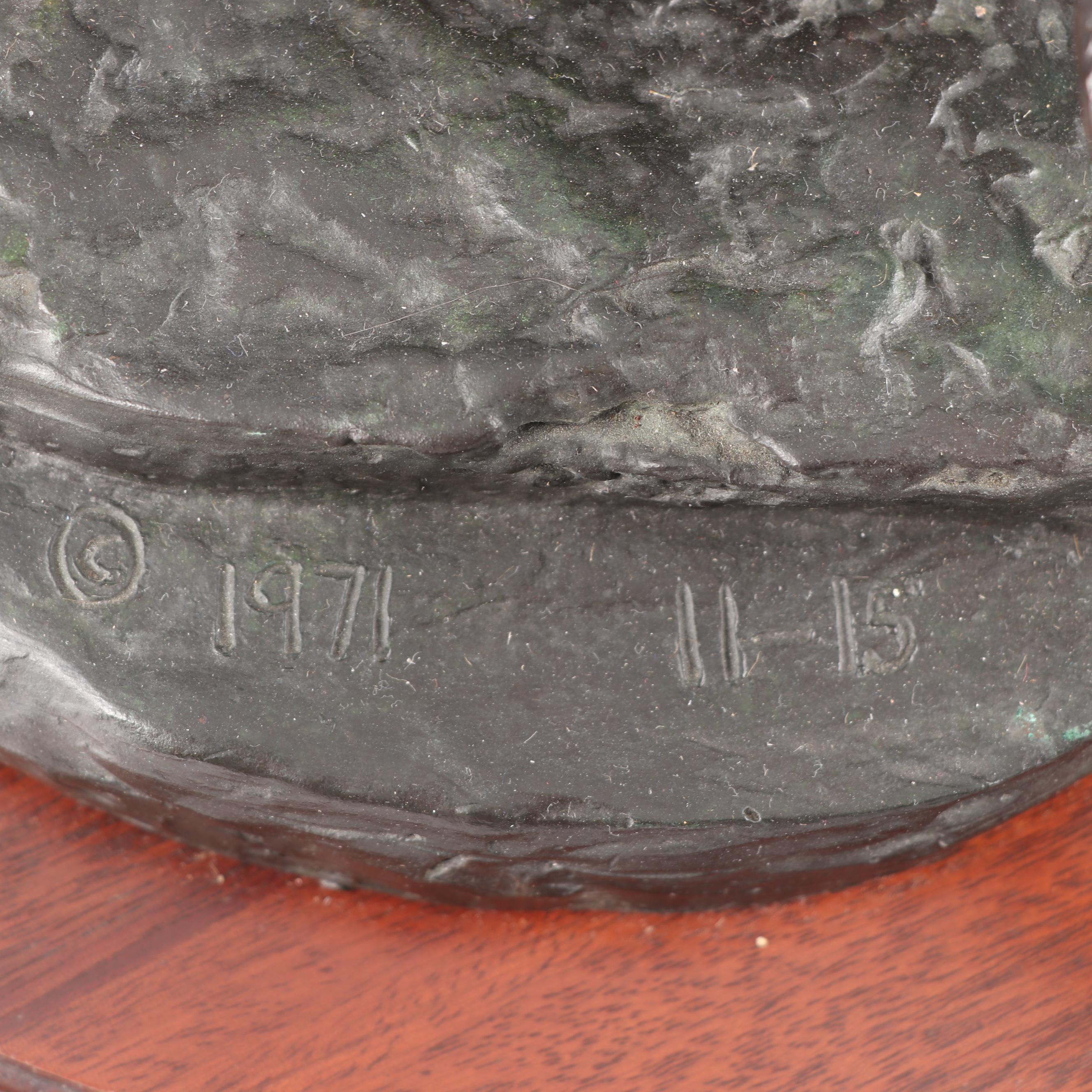 Sid Burns Bronze Sculpture "Tribal Enemies"