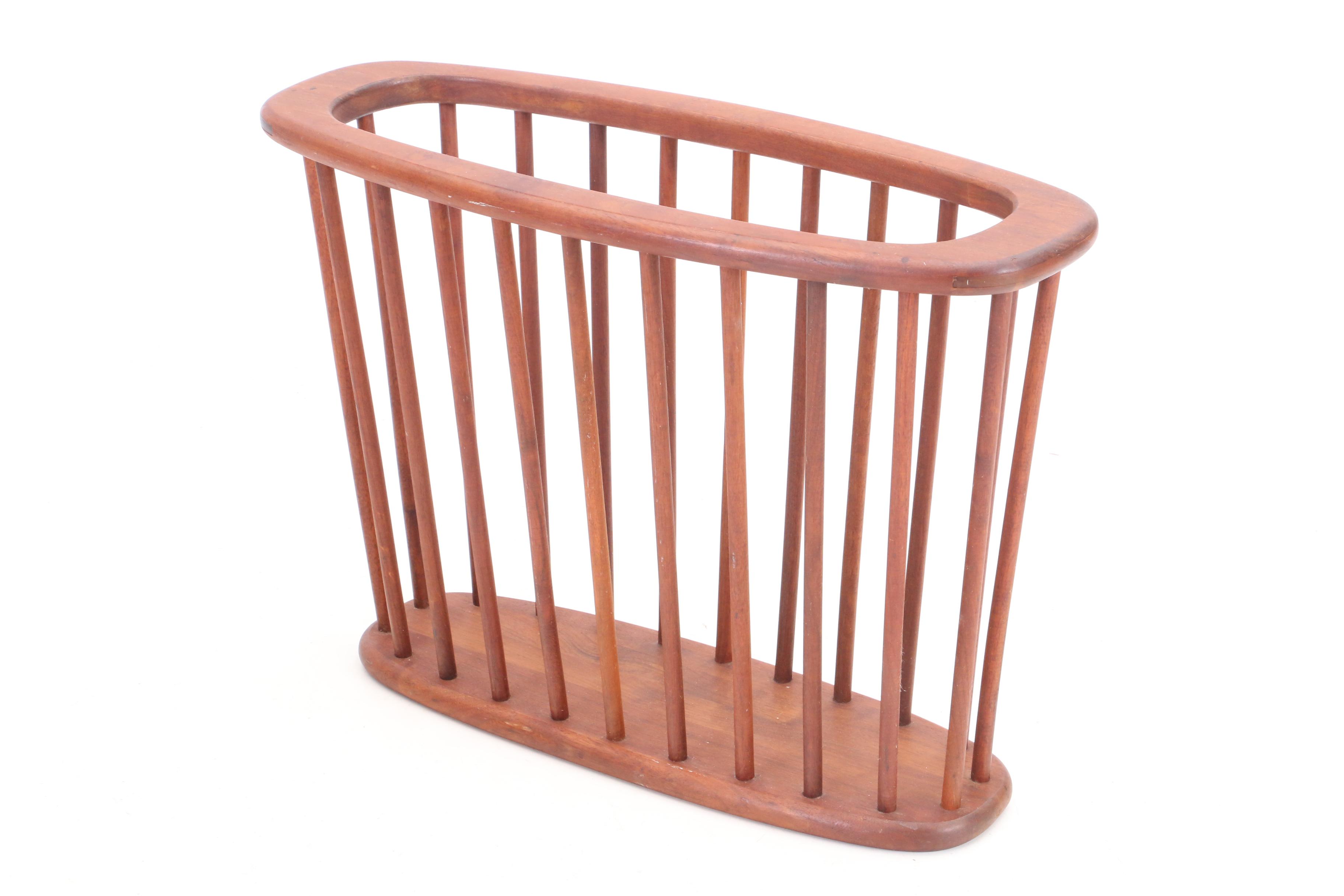 Modern Accent Table and Magazine Rack