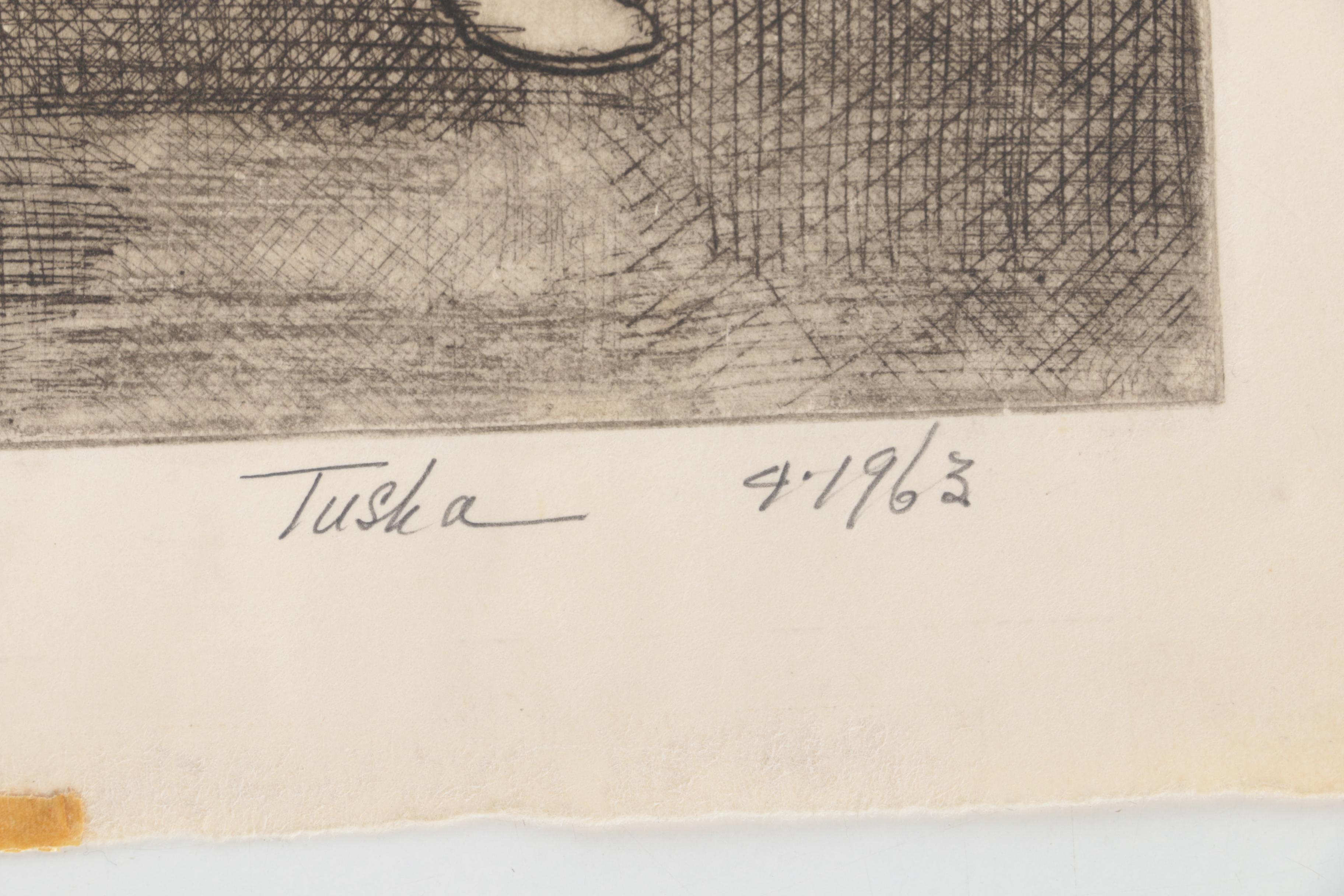 John Tuska Etching "Salome"