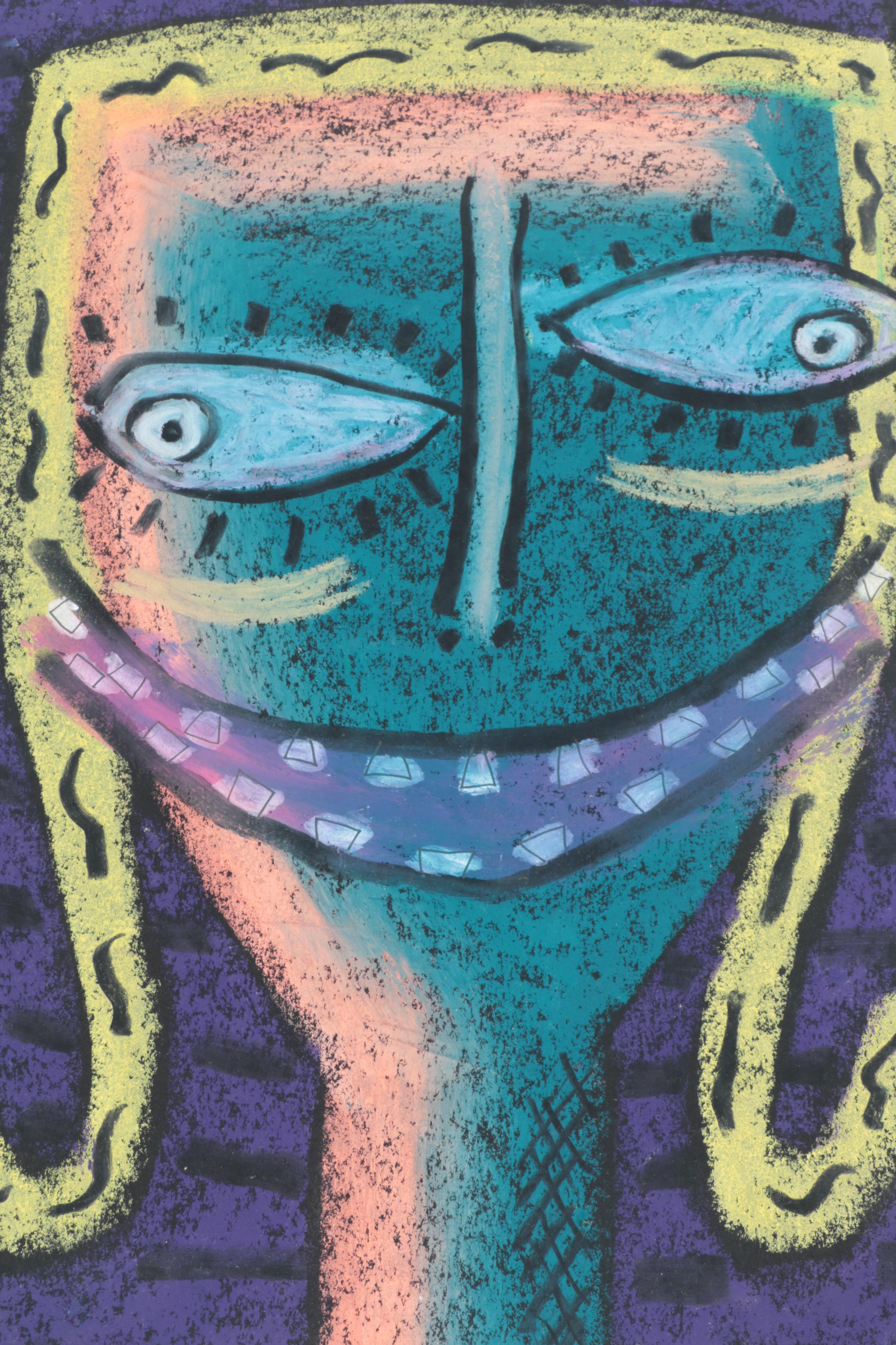 Merle Rosen Pastel Drawing