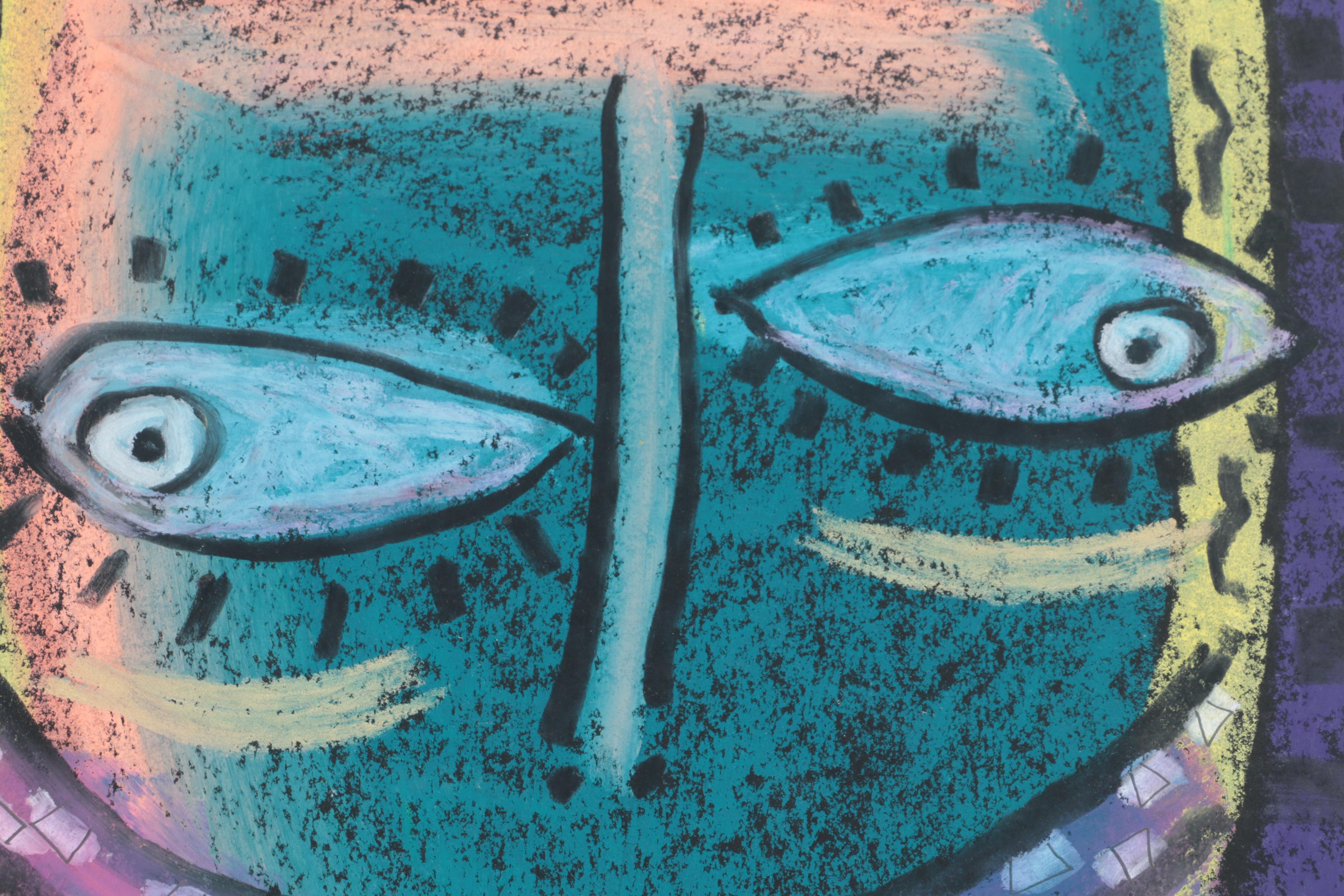 Merle Rosen Pastel Drawing