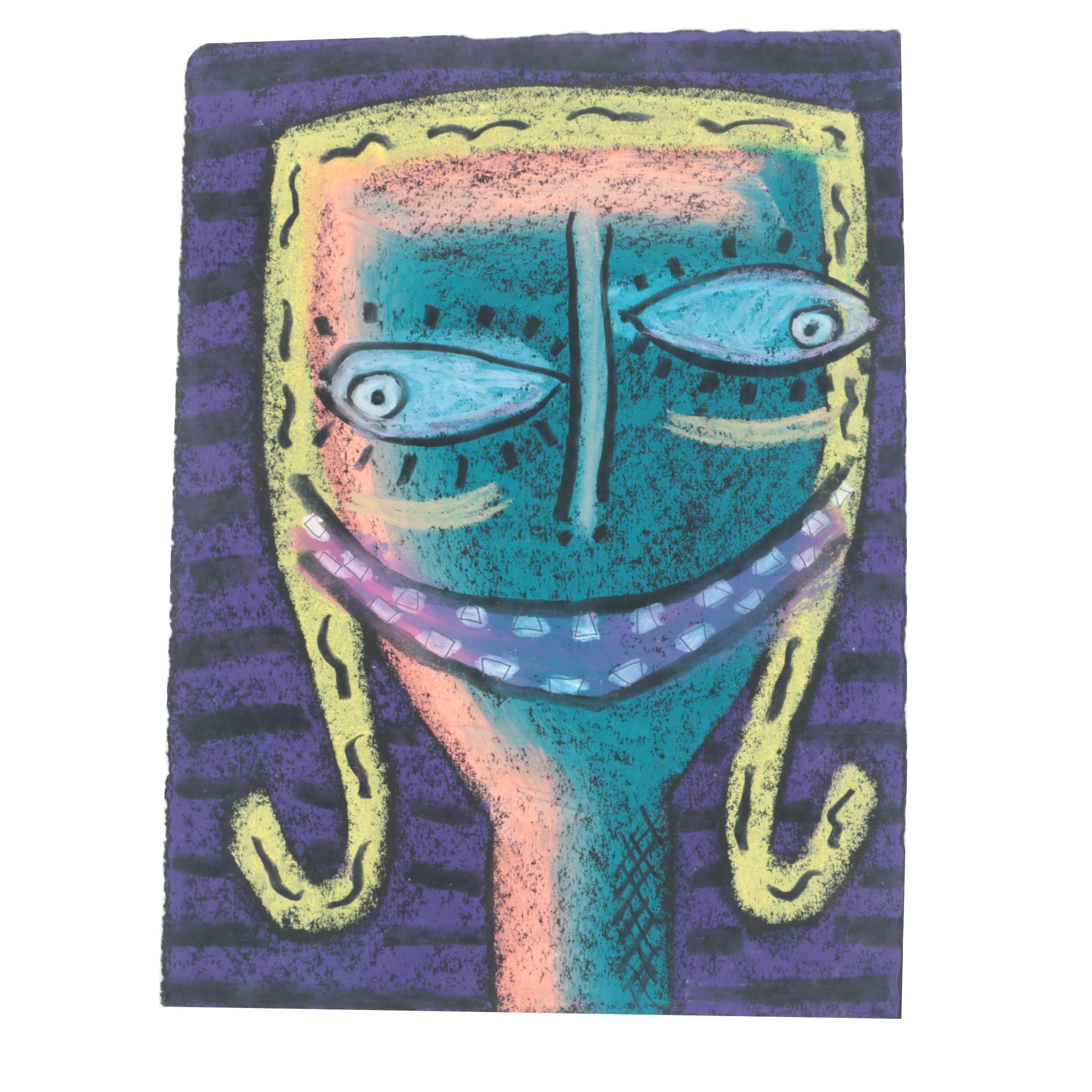 Merle Rosen Pastel Drawing