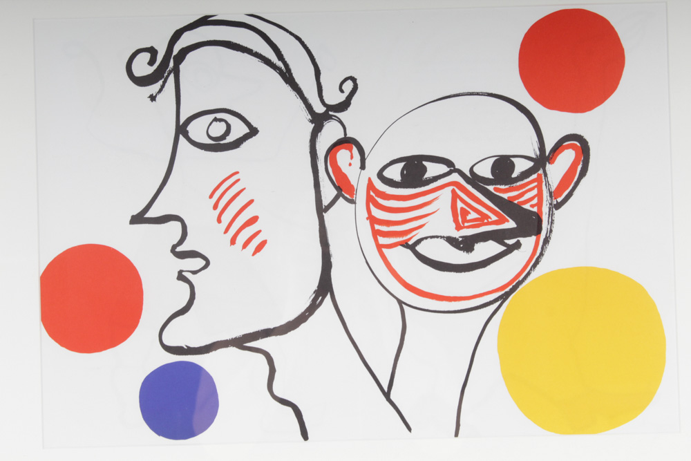 Alexander Calder Double-Page Lithograph for "Derriere le Miroir"
