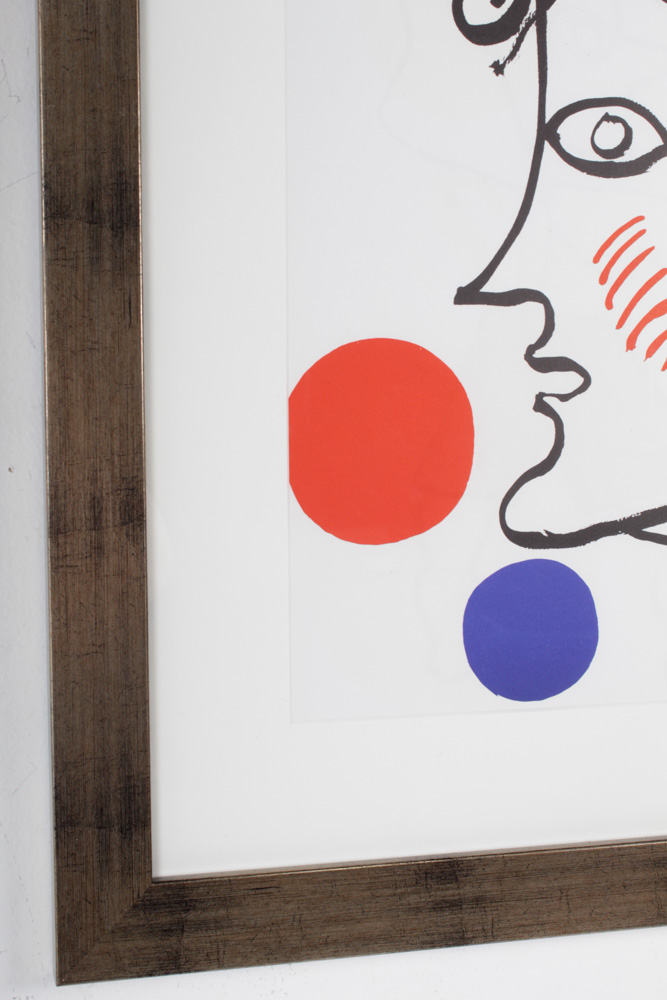 Alexander Calder Double-Page Lithograph for "Derriere le Miroir"